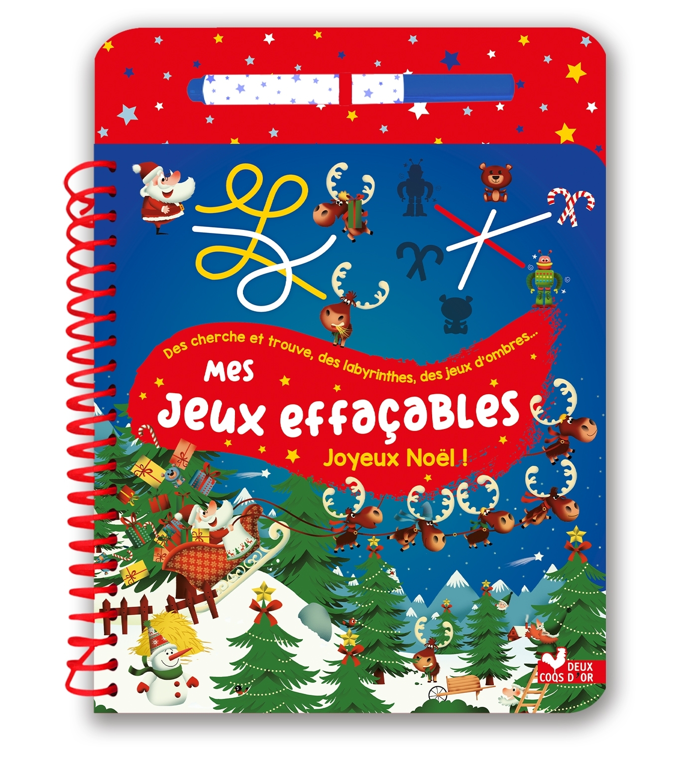 Mes jeux effaçables - Joyeux Noel ! -  - DEUX COQS D OR