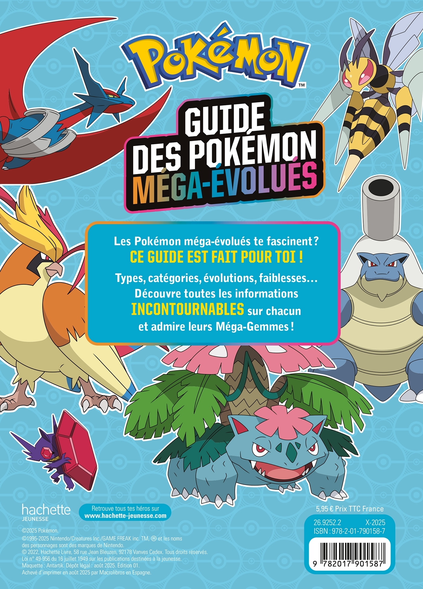 Pokémon - Le guide des Pokémon Méga-Évolués -   - HACHETTE JEUN.