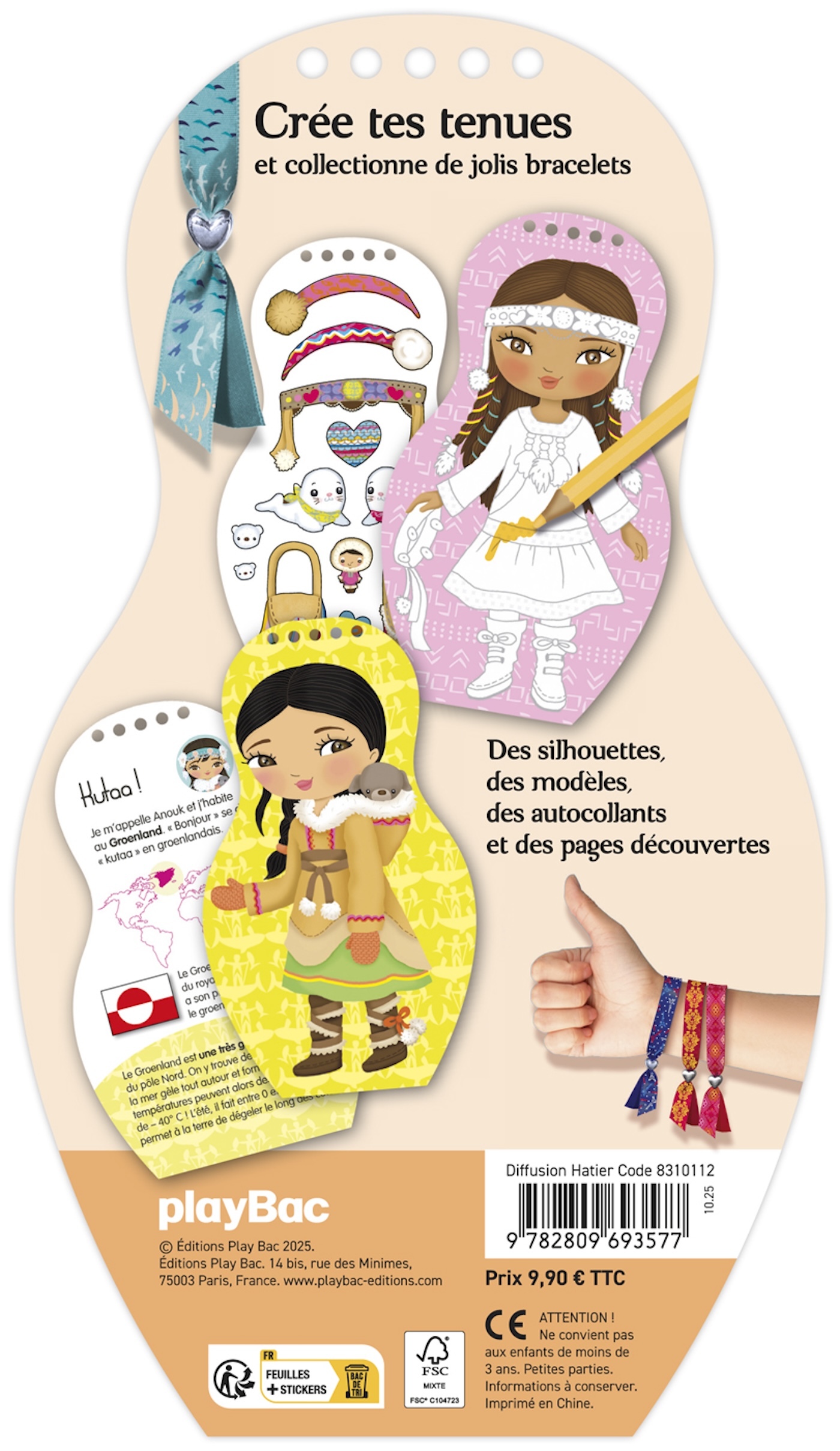 Minimiki - Carnet créatif - Anouk au Groenland nouvelle édition 2025 -  - PLAY BAC