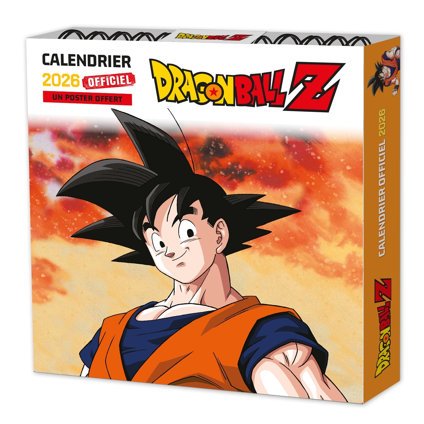 CALENDRIER OFFICIEL DRAGON BALL Z 2026 -   - PLAY BAC