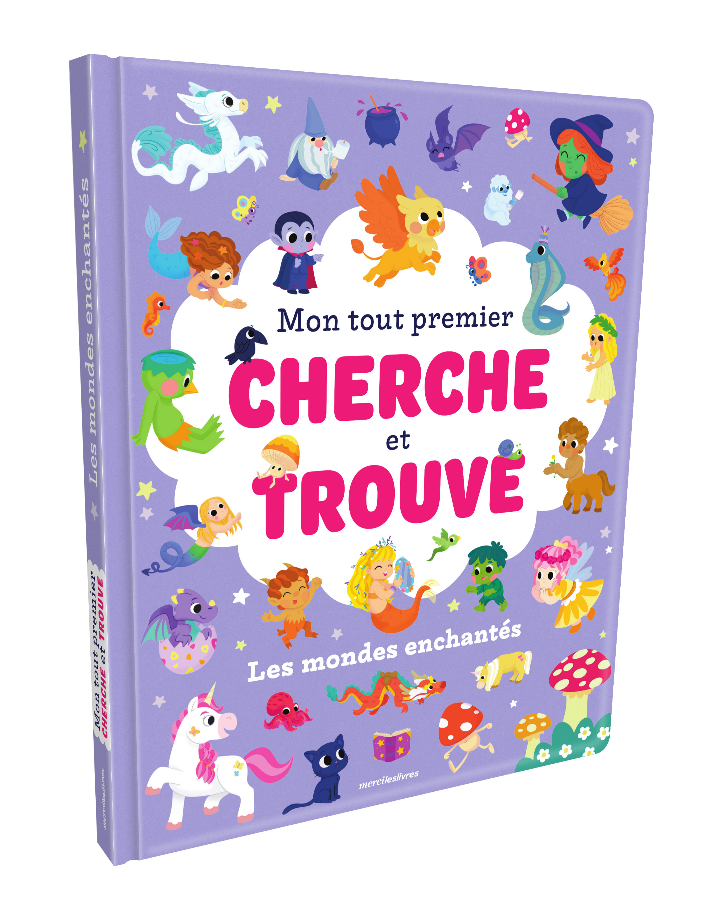 Mon tout premier cherche et trouve - Les mondes enchantés -  Collectif - MERCILESLIVRES