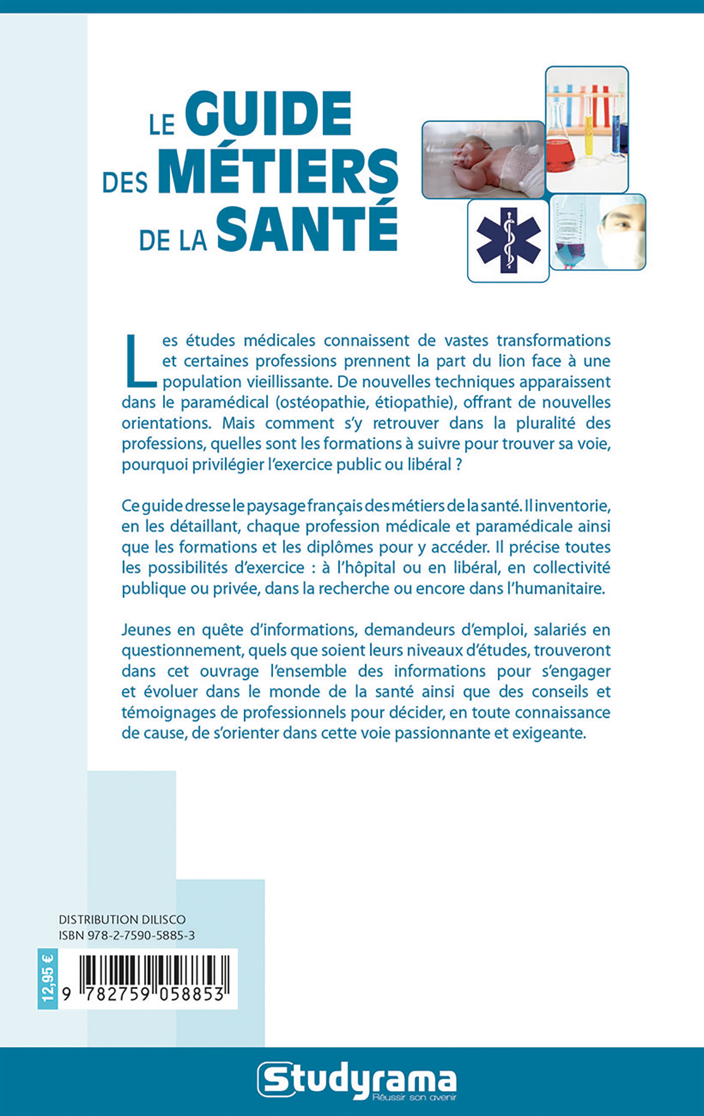 Le guide des métiers de la santé - Julie Mleczko - STUDYRAMA
