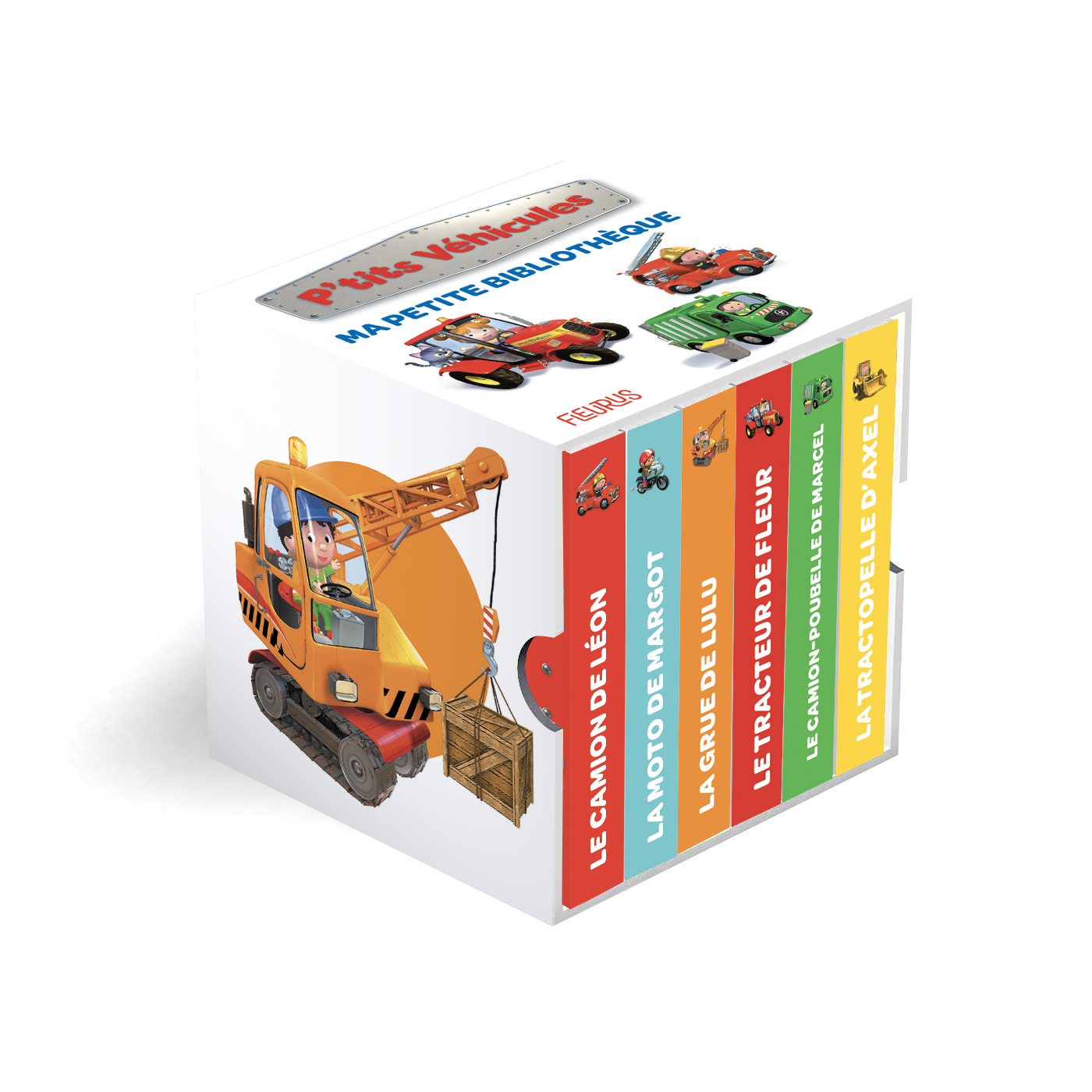 Ma petite bibliothèque P'tits véhicules - Emilie Beaumont, Nathalie Bélineau - FLEURUS