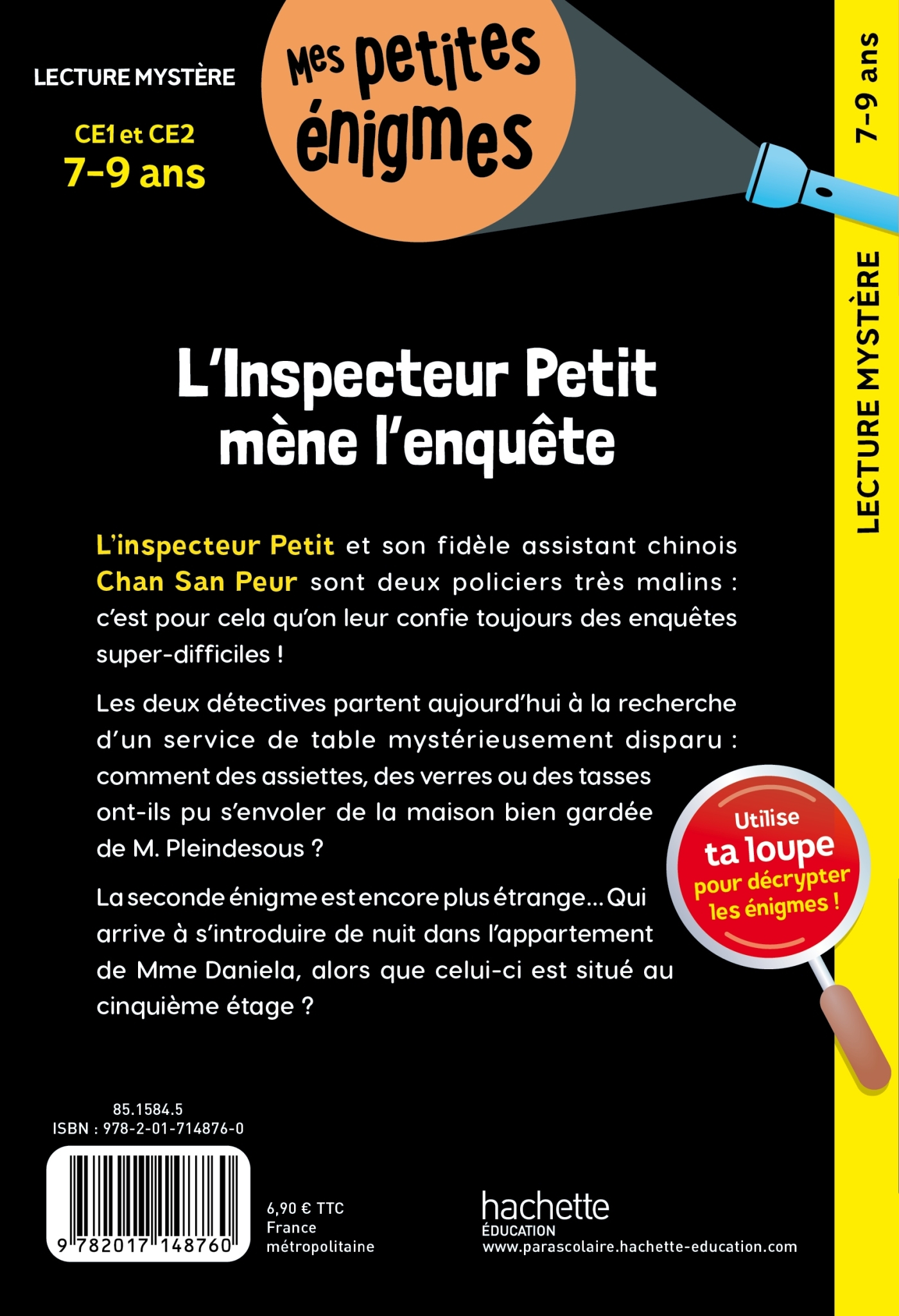 L'inspecteur Petit mène l'enquête - CE1 et CE2 - Cahier de vacances 2025 -  COLLECTF - HACHETTE EDUC