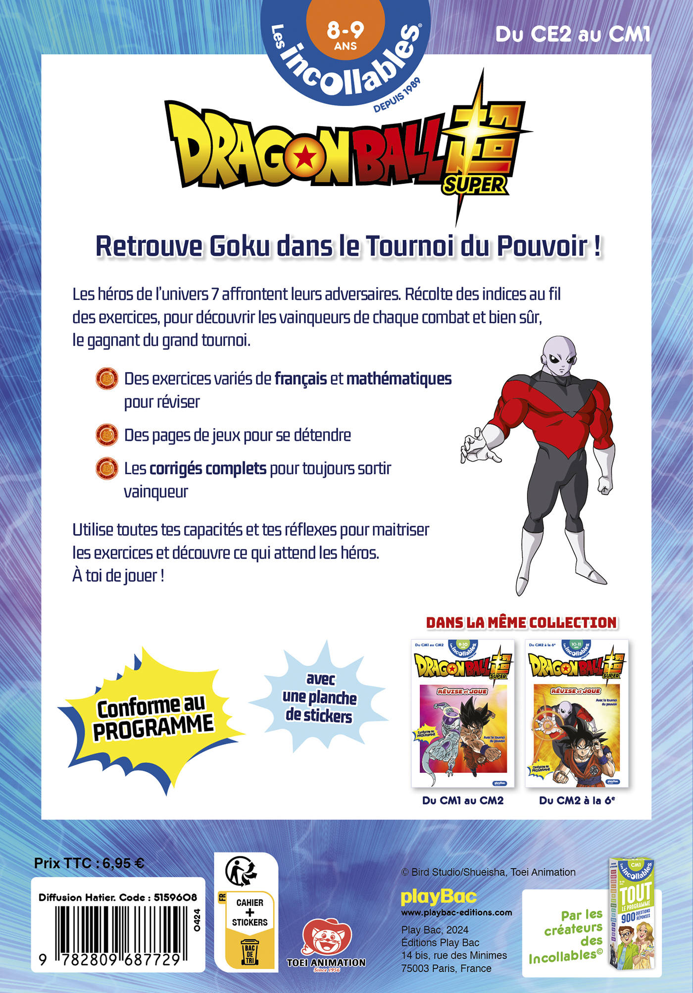 Révise et joue avec Dragon Ball Super - Cahier de vacances 2025 - Du CE2 au CM1 - 8/9 ans - Valérie Cluzel - PLAY BAC