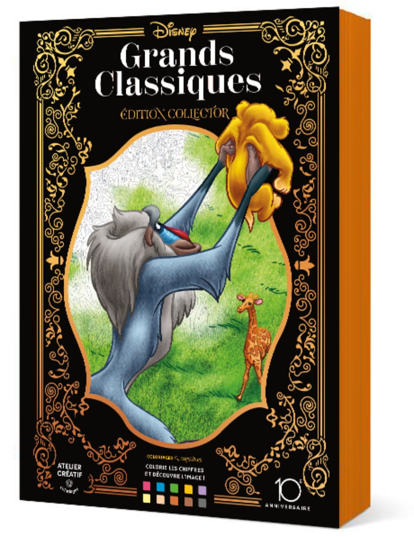 Coloriages mystères Disney - Grands classiques Tome 1 - Collector 10 ans -  - HACHETTE HEROES