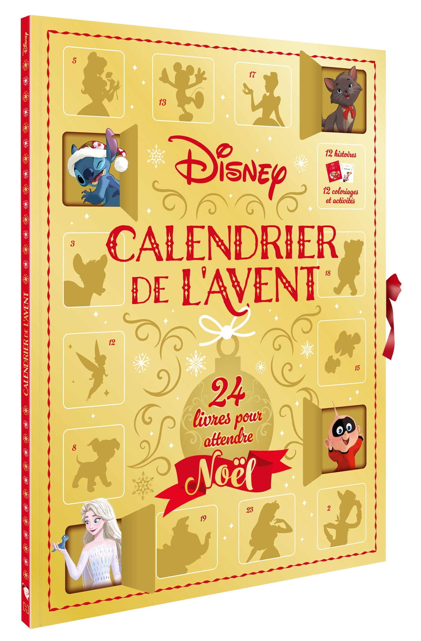 DISNEY - Calendrier de l'Avent - 24 livres pour attendre Noël -  - DISNEY HACHETTE