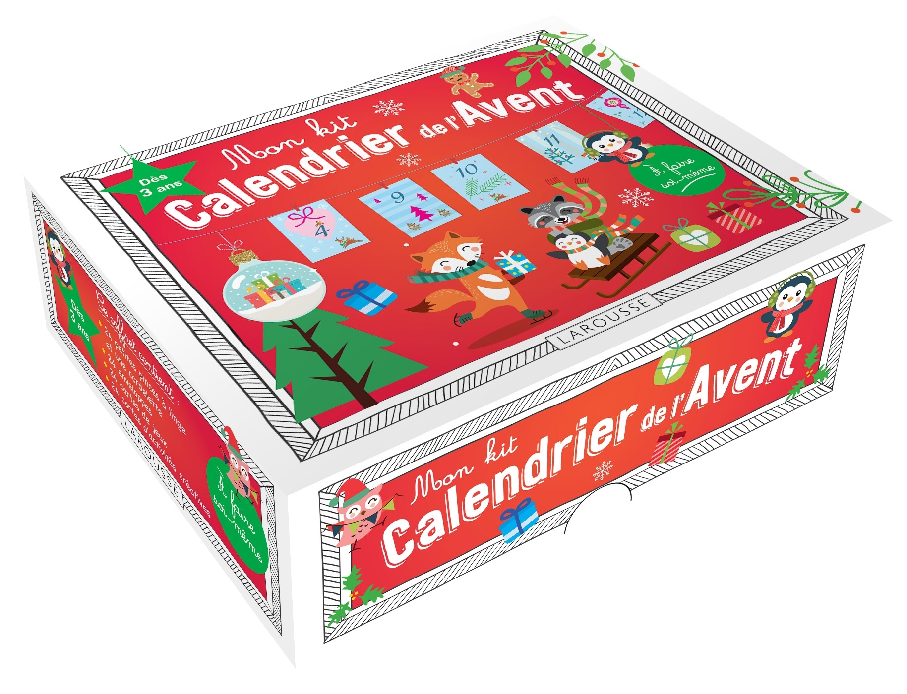Mon Kit calendrier de l'avent -  - LAROUSSE