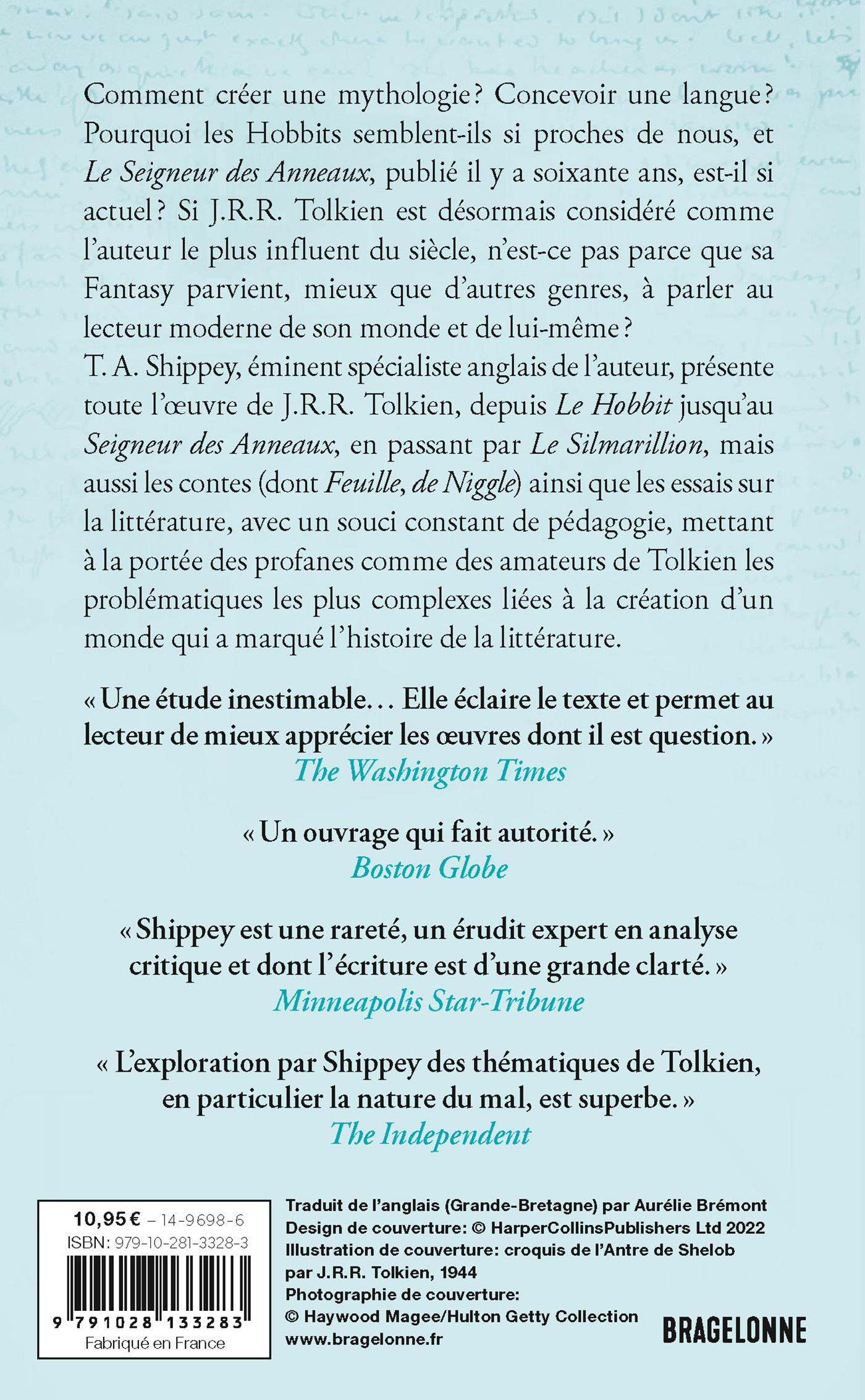 J.R.R. Tolkien, auteur du siècle - Tom Shippey - BRAGELONNE