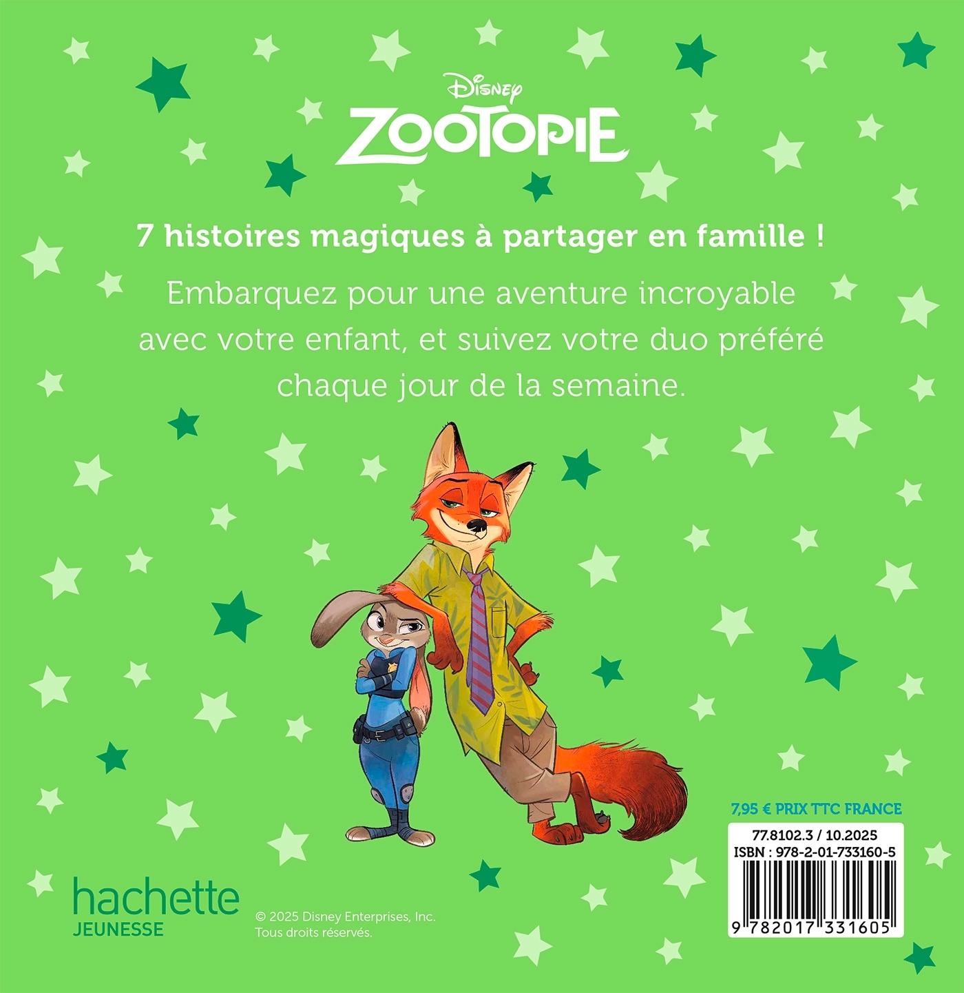 ZOOTOPIE - 7 histoires pour la semaine - Disney -  - DISNEY HACHETTE