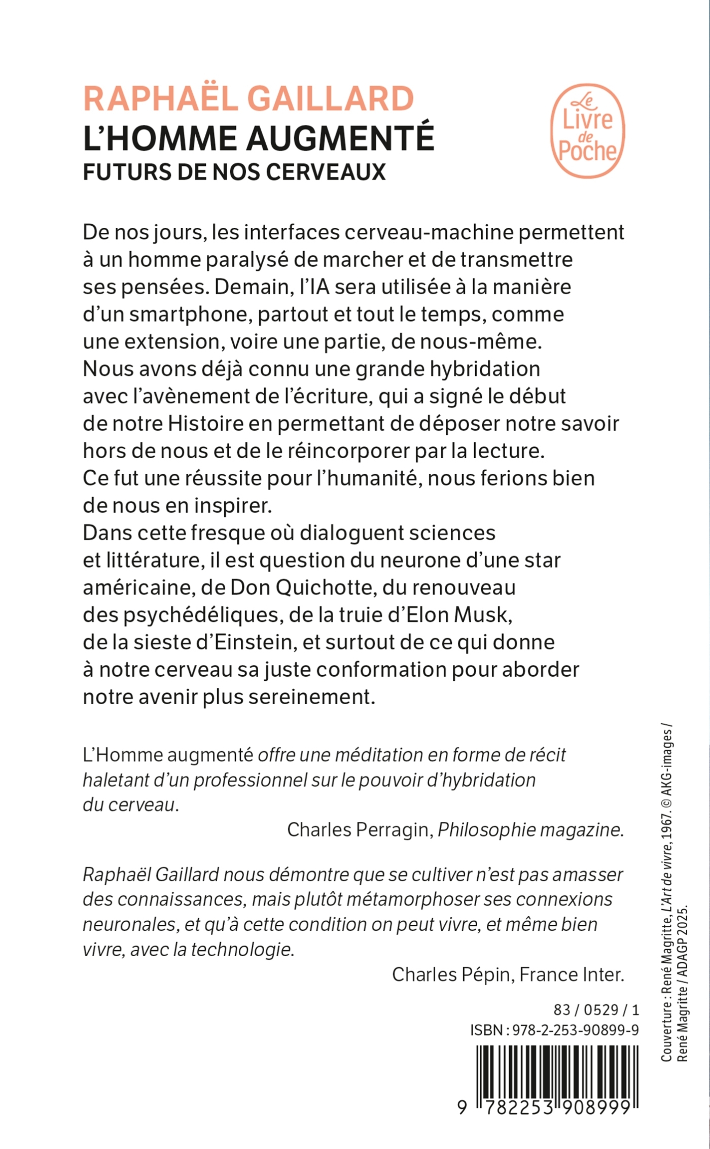 L'Homme augmenté - Raphaël Gaillard - LGF