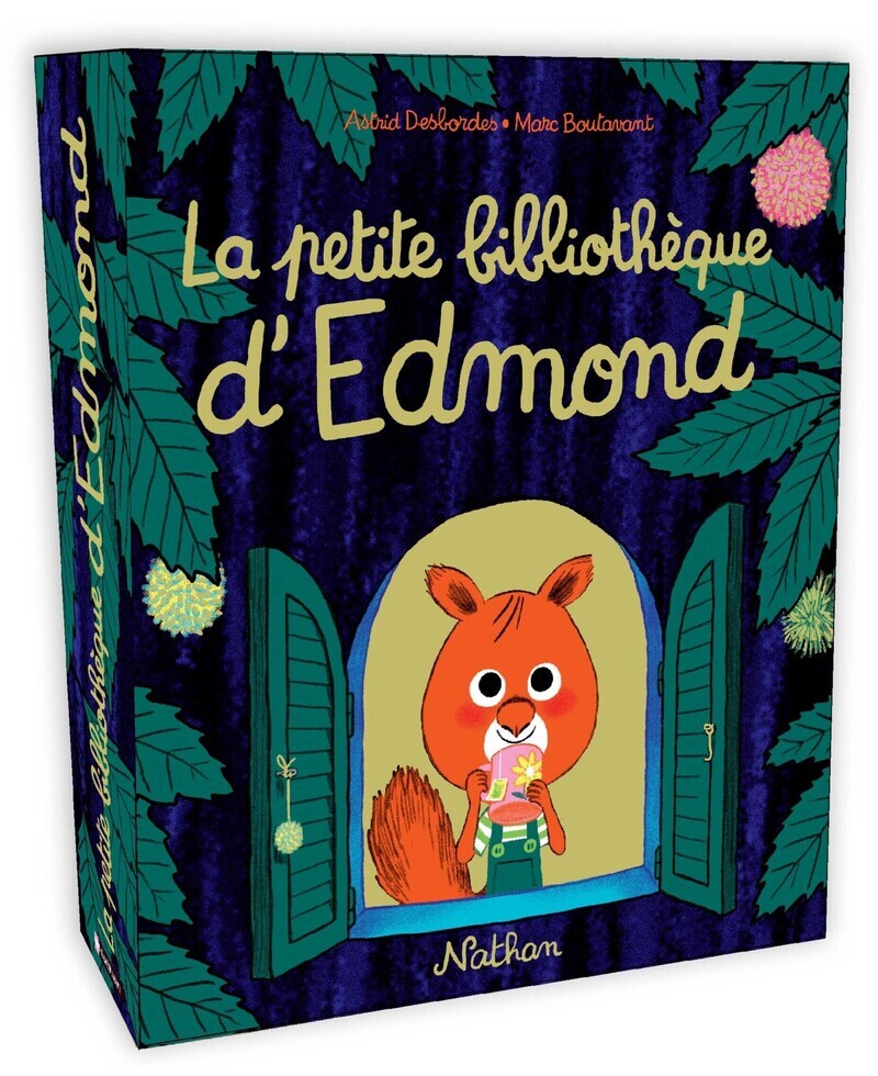 La petite bibliothèque d'Edmond - Astrid Desbordes - NATHAN