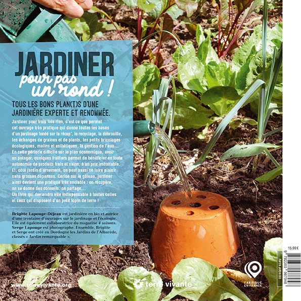 Jardiner pour pas un rond - Serge Lapouge, Brigitte Lapouge-Dejean - TERRE VIVANTE