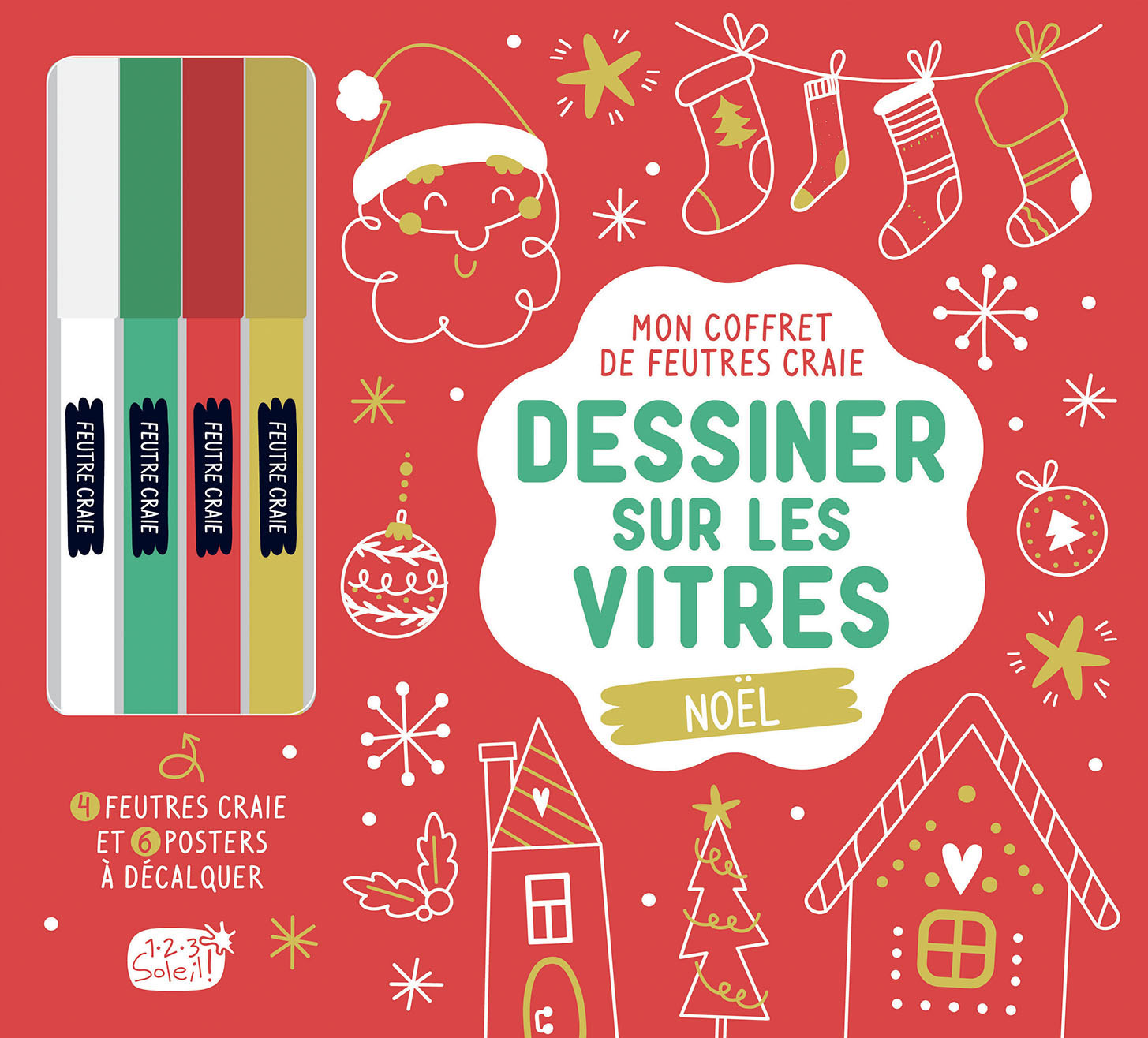 MON COFFRET DE FEUTRES CRAIE - NOËL NE -  Atelier Cloro - 1 2 3 SOLEIL
