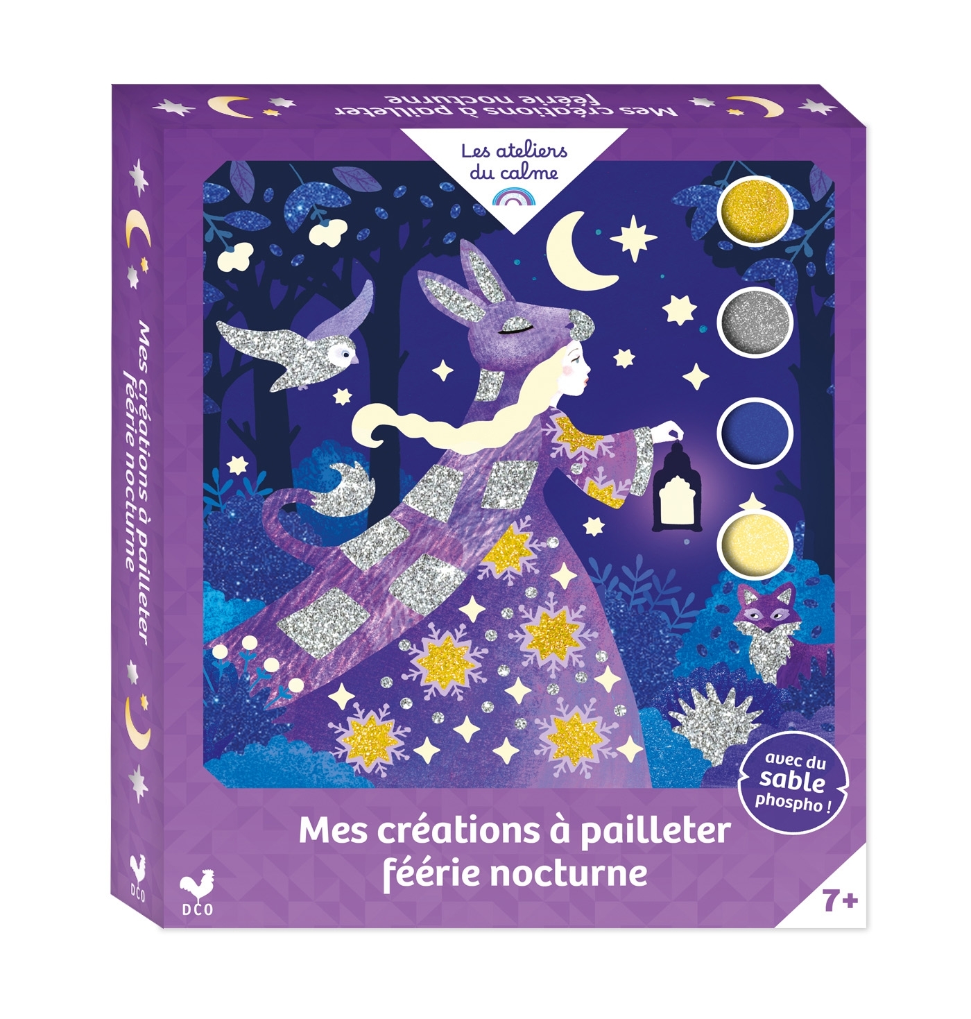 Mes création à pailleter Féerie nocturne - coffret avec accessoires -  - DEUX COQS D OR