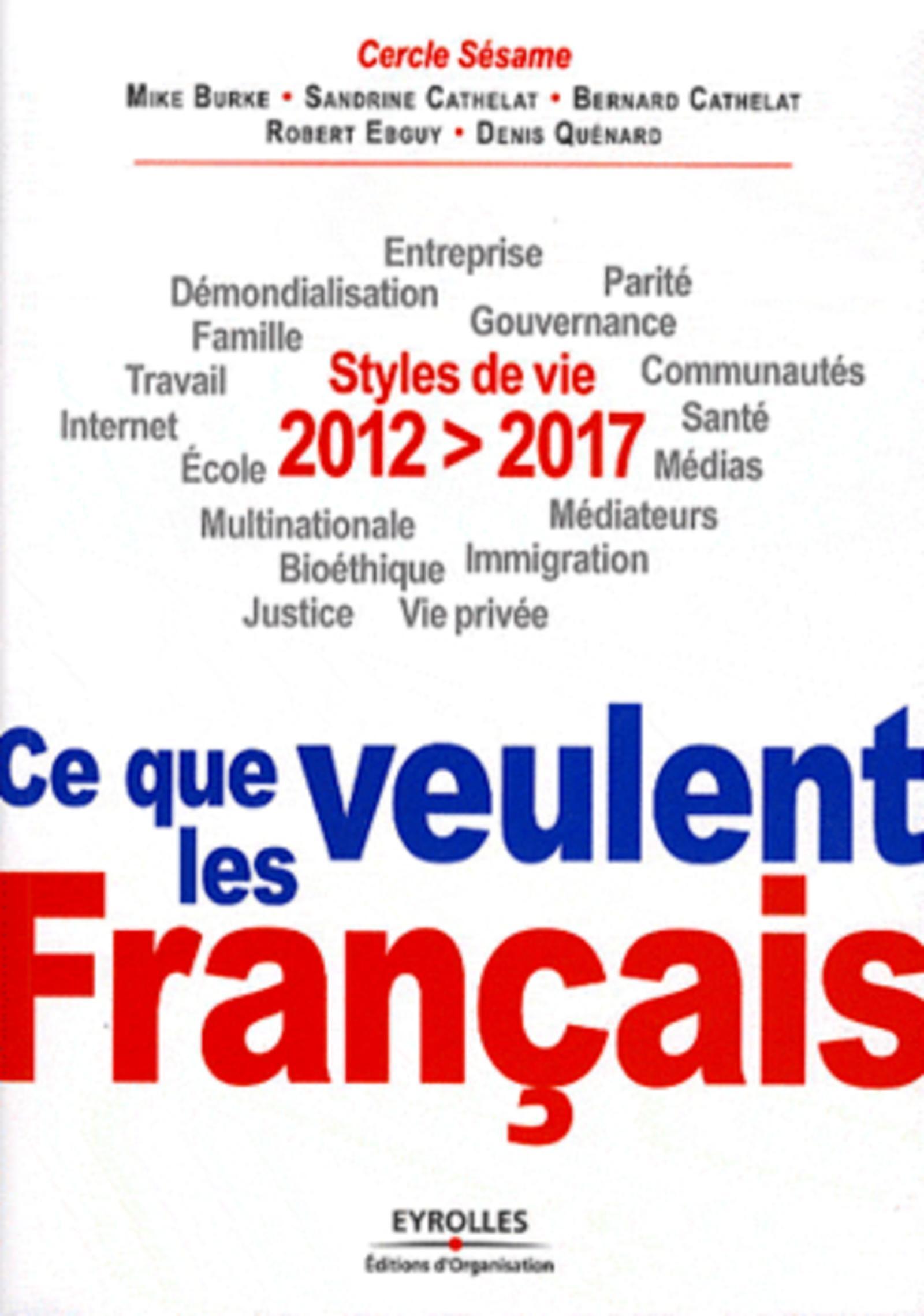 2012-2017 : ce que veulent les Français - Denis Quénard, Robert Ebguy, Sandrine Cathelat, Bernard Cathelat, Mike Burke - ORGANISATION