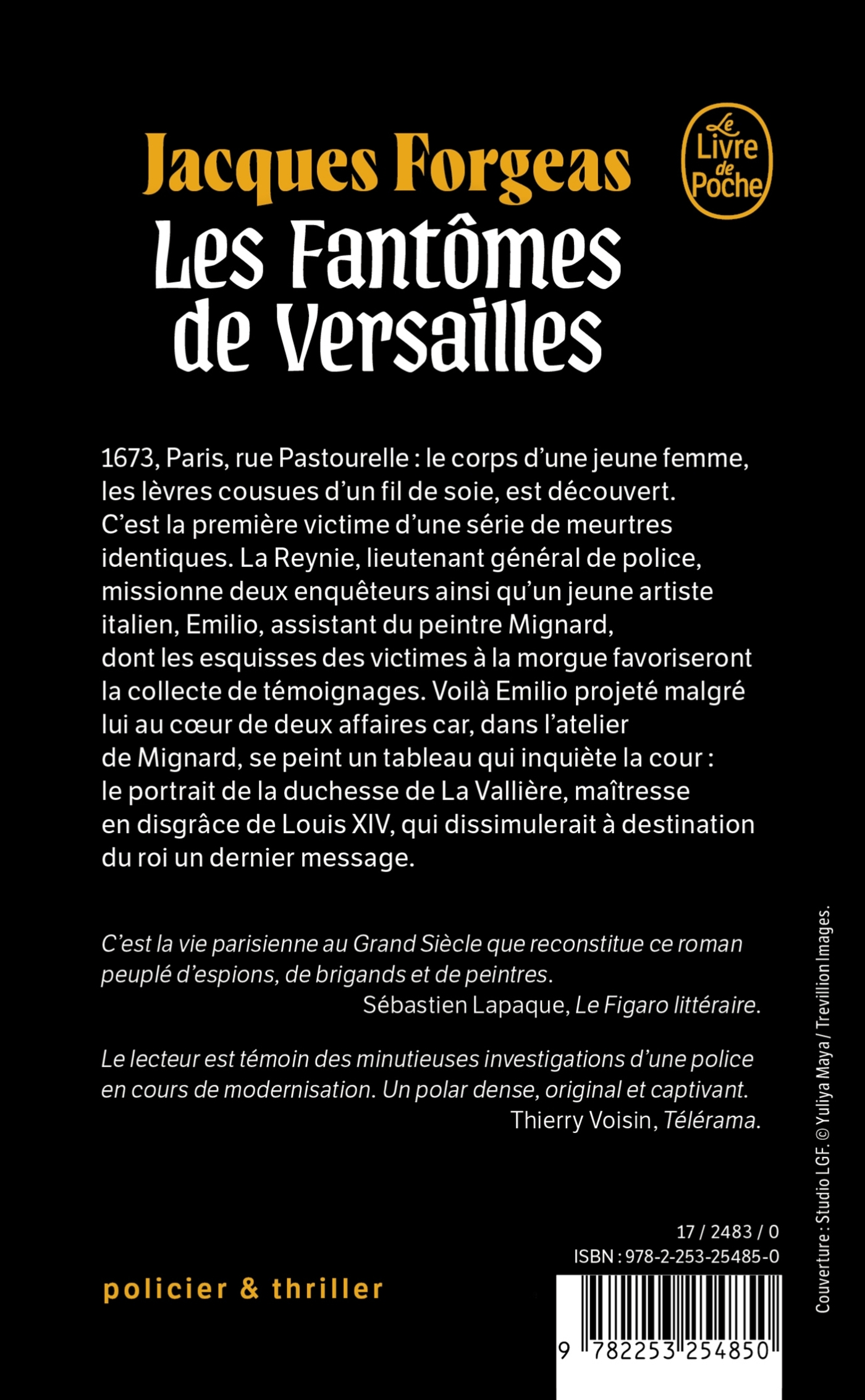 Les Fantômes de Versailles - Jacques Forgeas - LGF