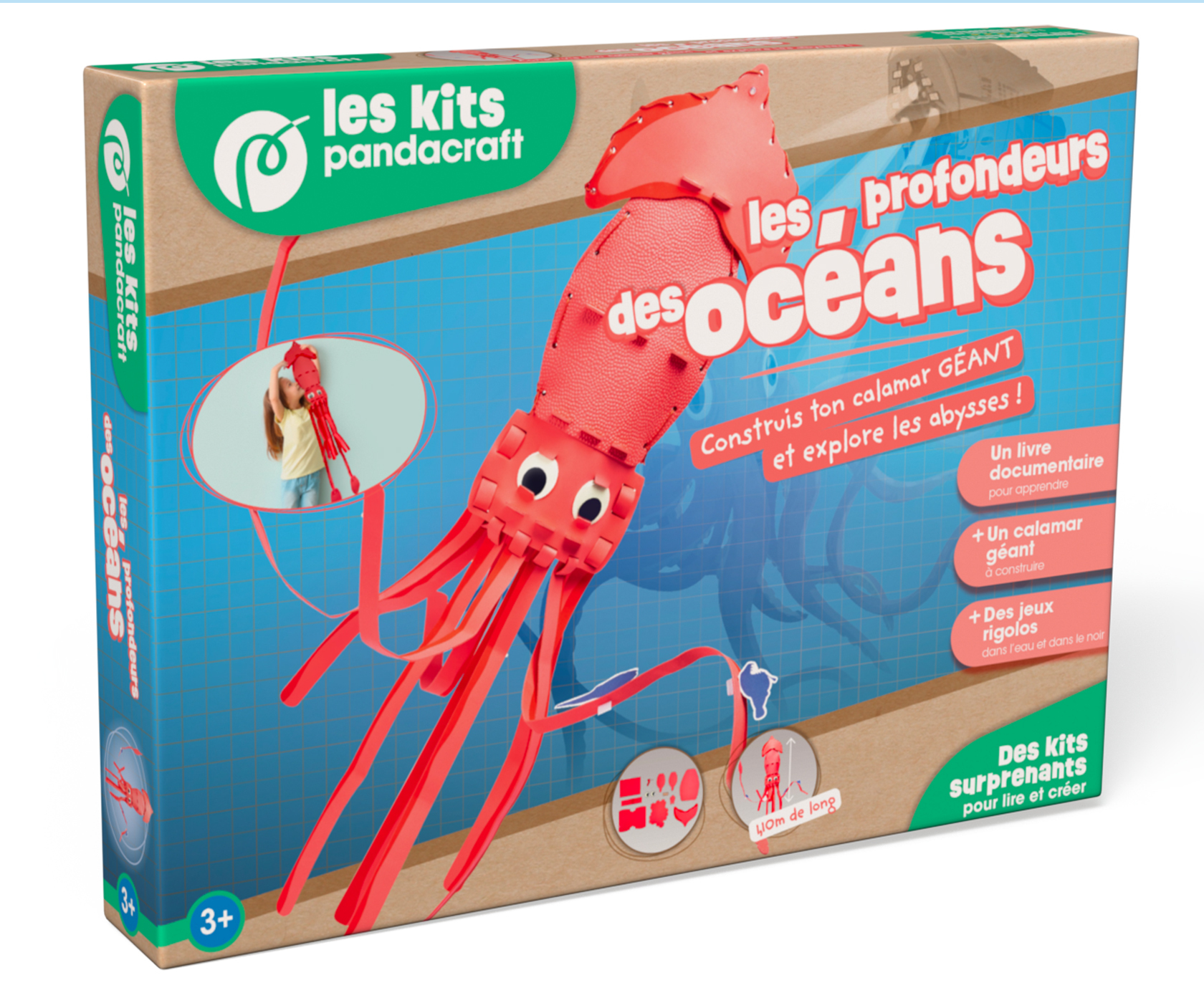 Les profondeurs des océans - Kit Pandacraft dès 3 ans -  - PANDACRAFT
