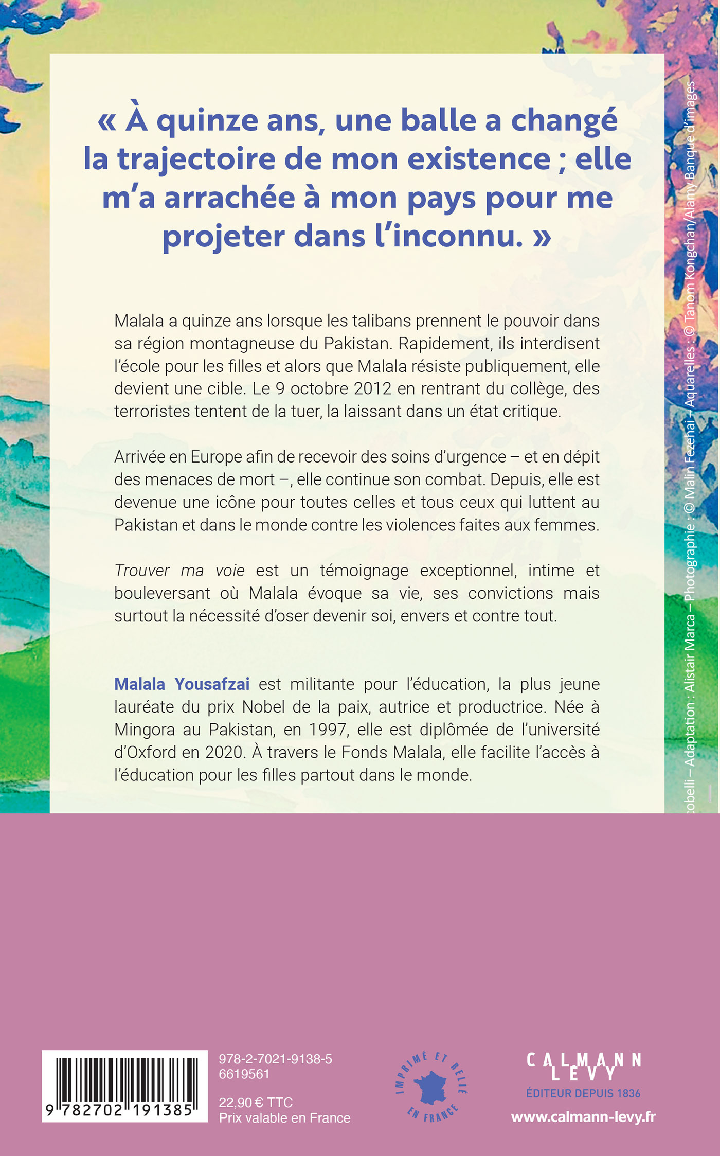 Trouver ma voie - Malala Yousafzai - CALMANN-LEVY