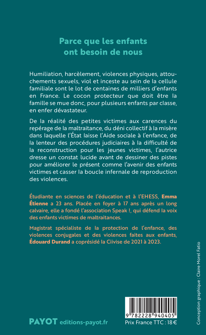 Enfants sous silence - Emma Etienne - PAYOT