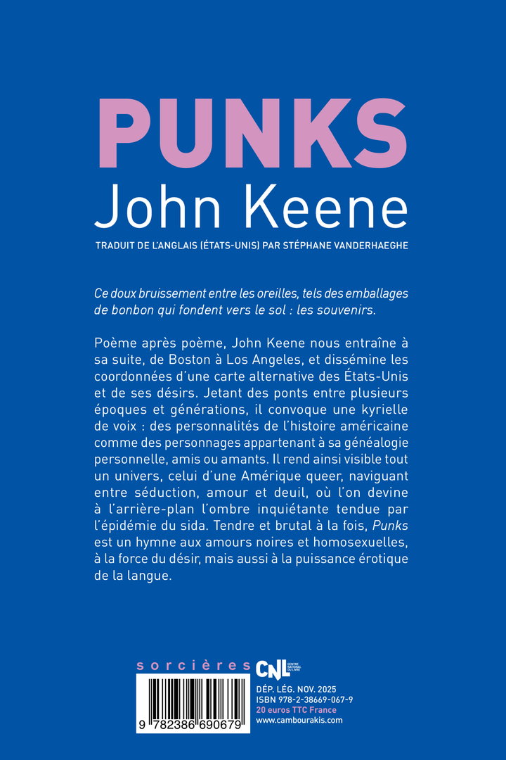 Punks - John Keene - CAMBOURAKIS
