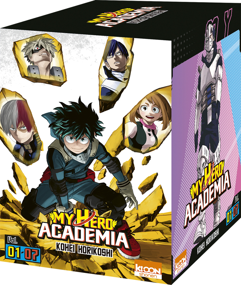 Coffret intégrale My Hero Academia vol. 1 à 7 - Kohei Horikoshi - KI-OON