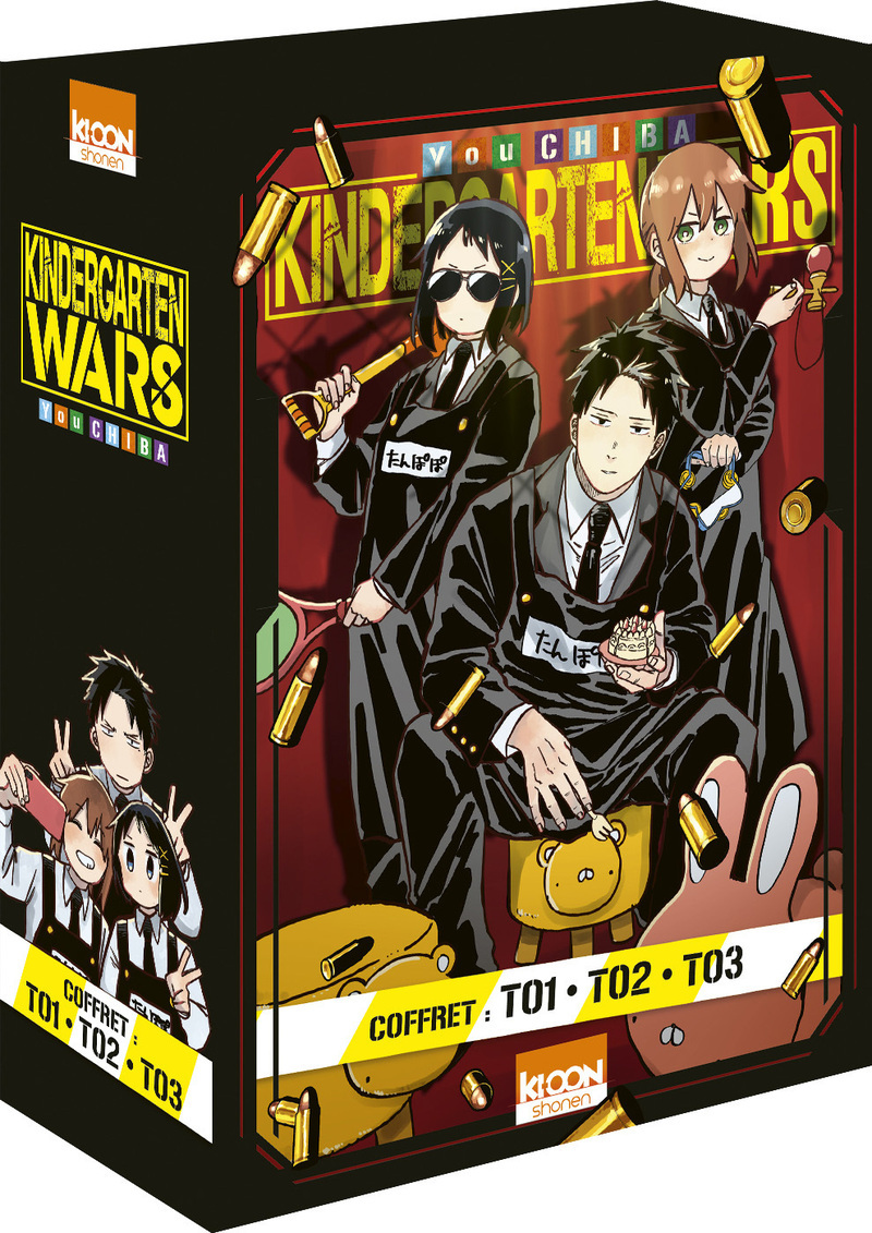 Coffret Kindergarten Wars vol. 1 à 3 2025 - You Chiba - KI-OON