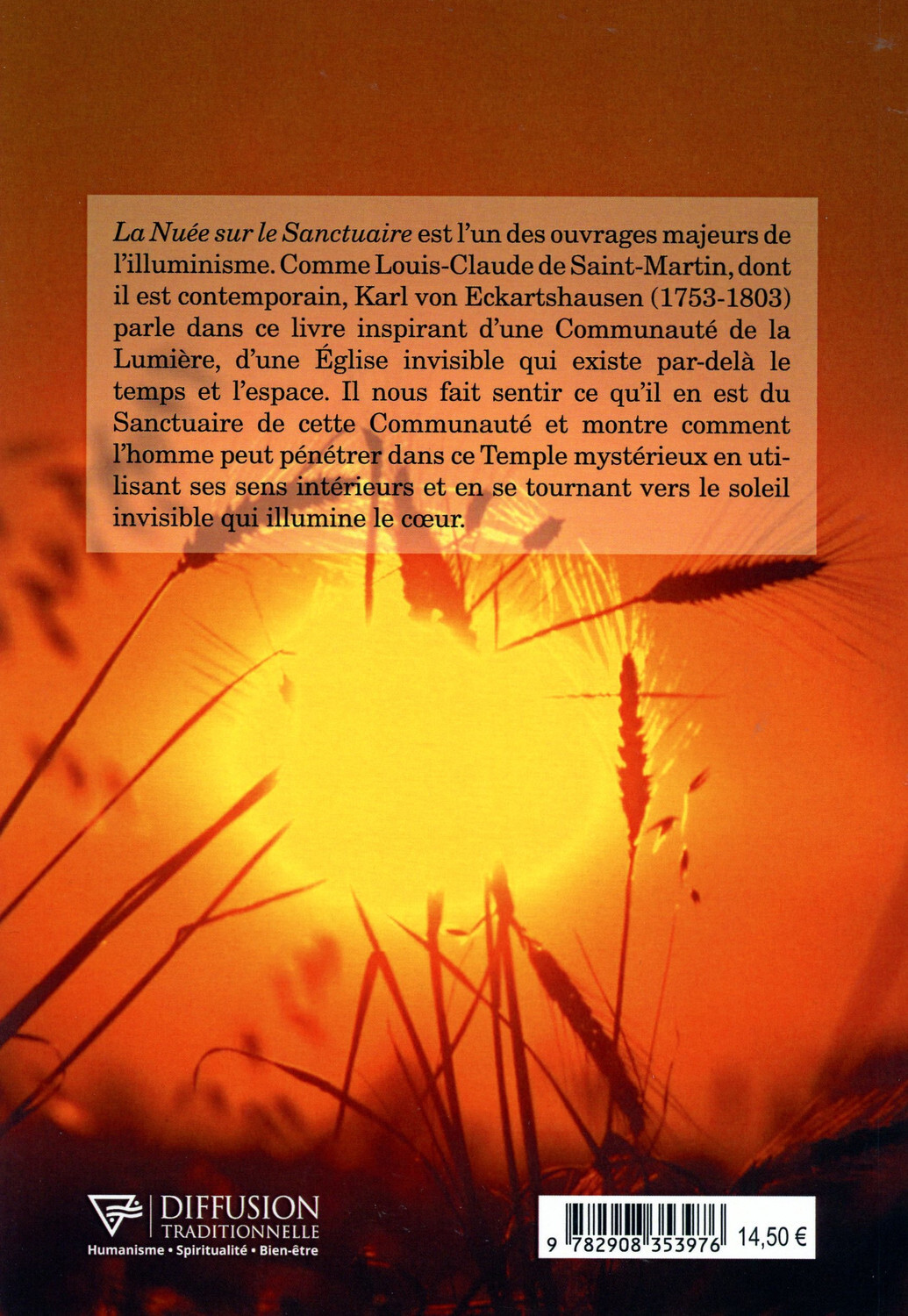 La nuée sur le sanctuaire - Karl von Eckartshausen - DIFF TRADITIO