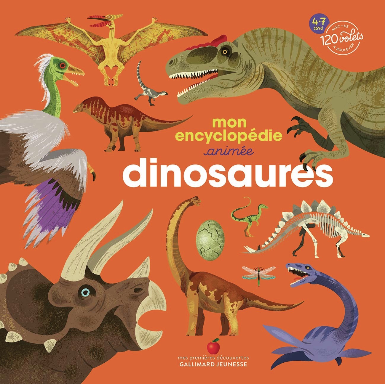 Mon encyclopédie animée - Dinosaures -  EMMANUELLE KECIR-LEPETIT, Emmanuelle Kecir-Lepetit - GALLIMARD JEUNE