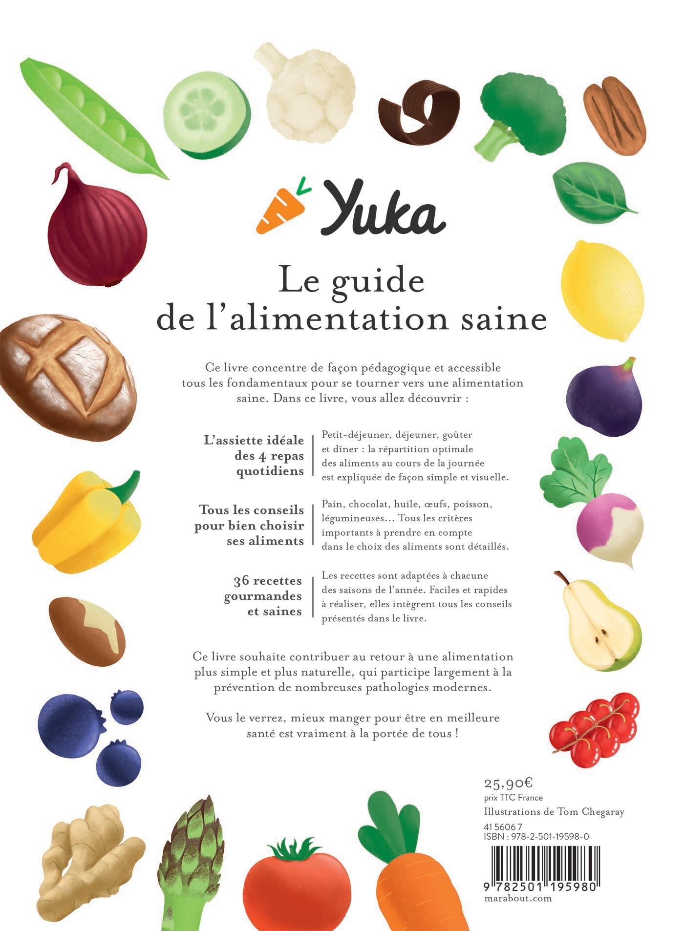 Edition collector Yuka : Le guide de l'alimentation saine - Julie Chapon, Anthony Berthou - MARABOUT