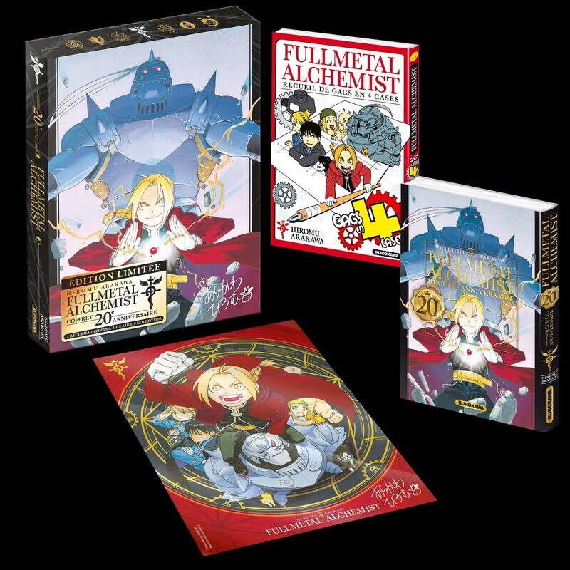 Fullmetal Alchemist - Coffret 20e anniversaire - Hiromu Arakawa, Tohru Kuramori - KUROKAWA