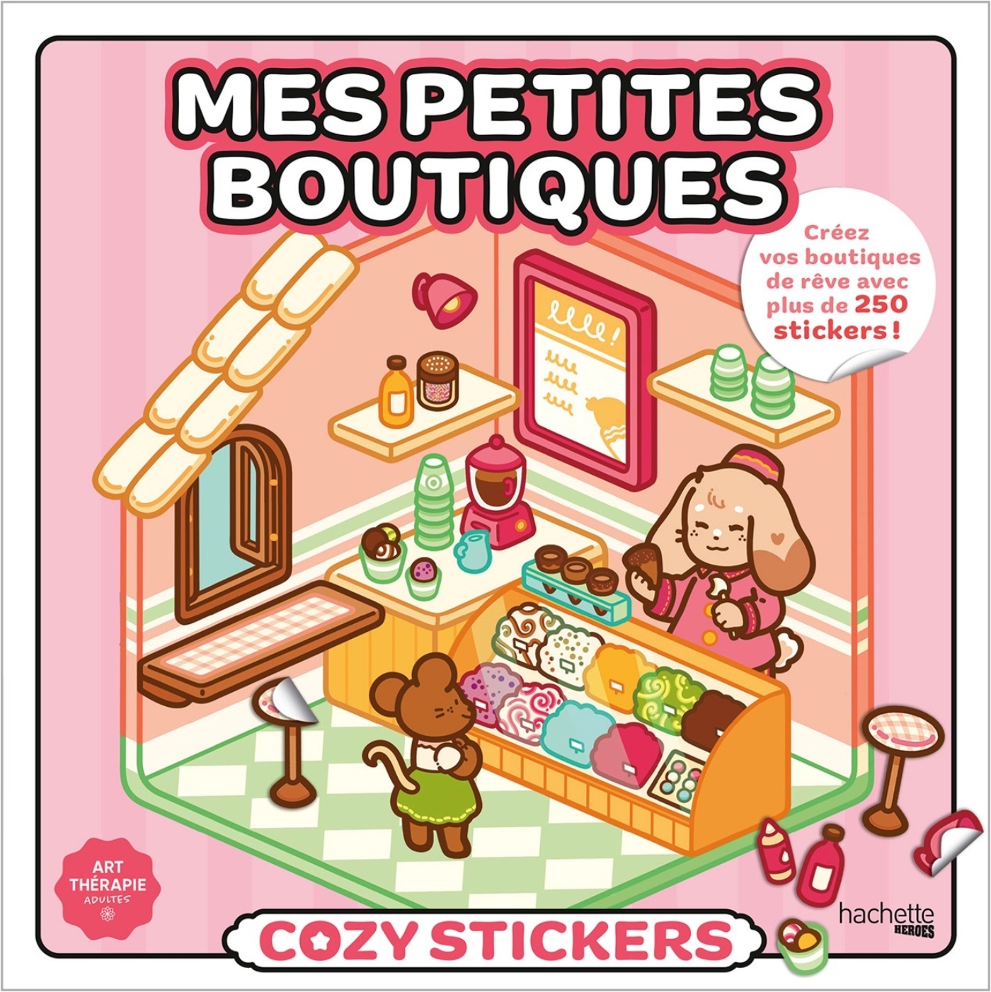 Cozy stickers - Mes petites boutiques -  - HACHETTE HEROES