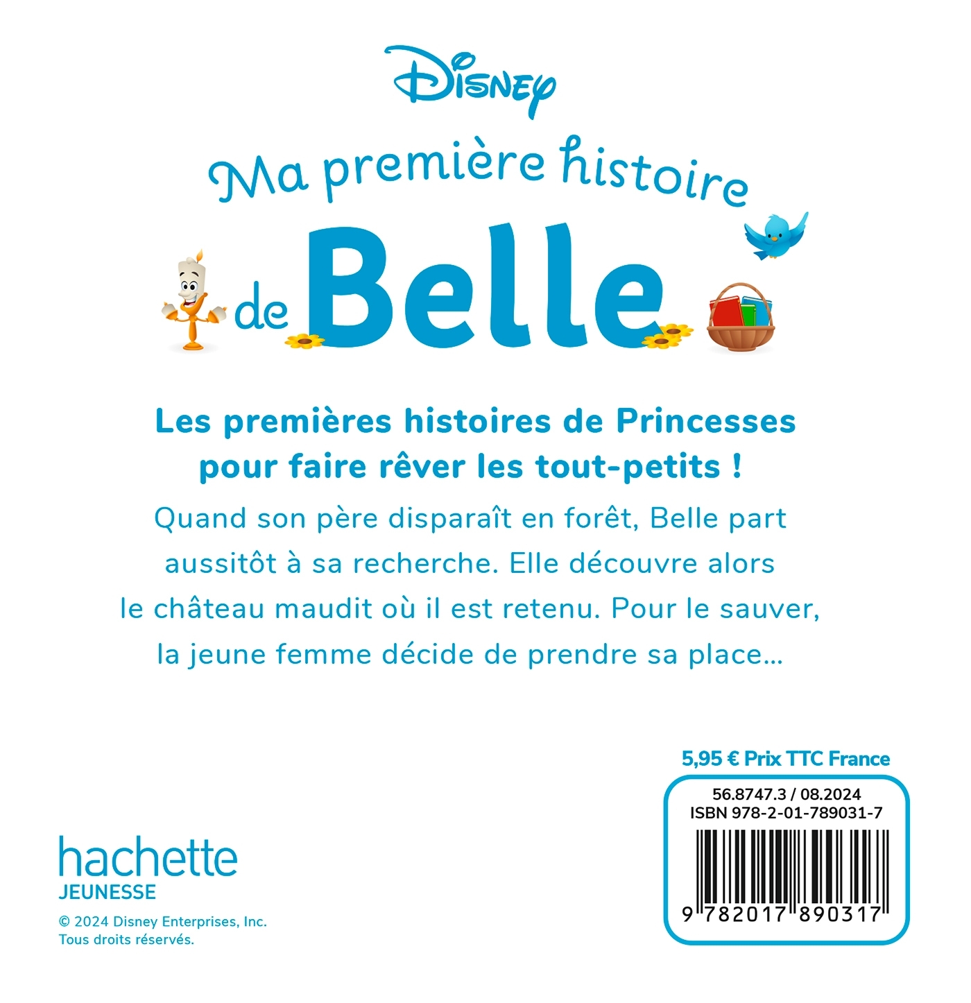 DISNEY BABY - Ma Première histoire de Belle, L'histoire de La Belle et la Bête - DISNEY PRINCESSES - XXX - DISNEY HACHETTE