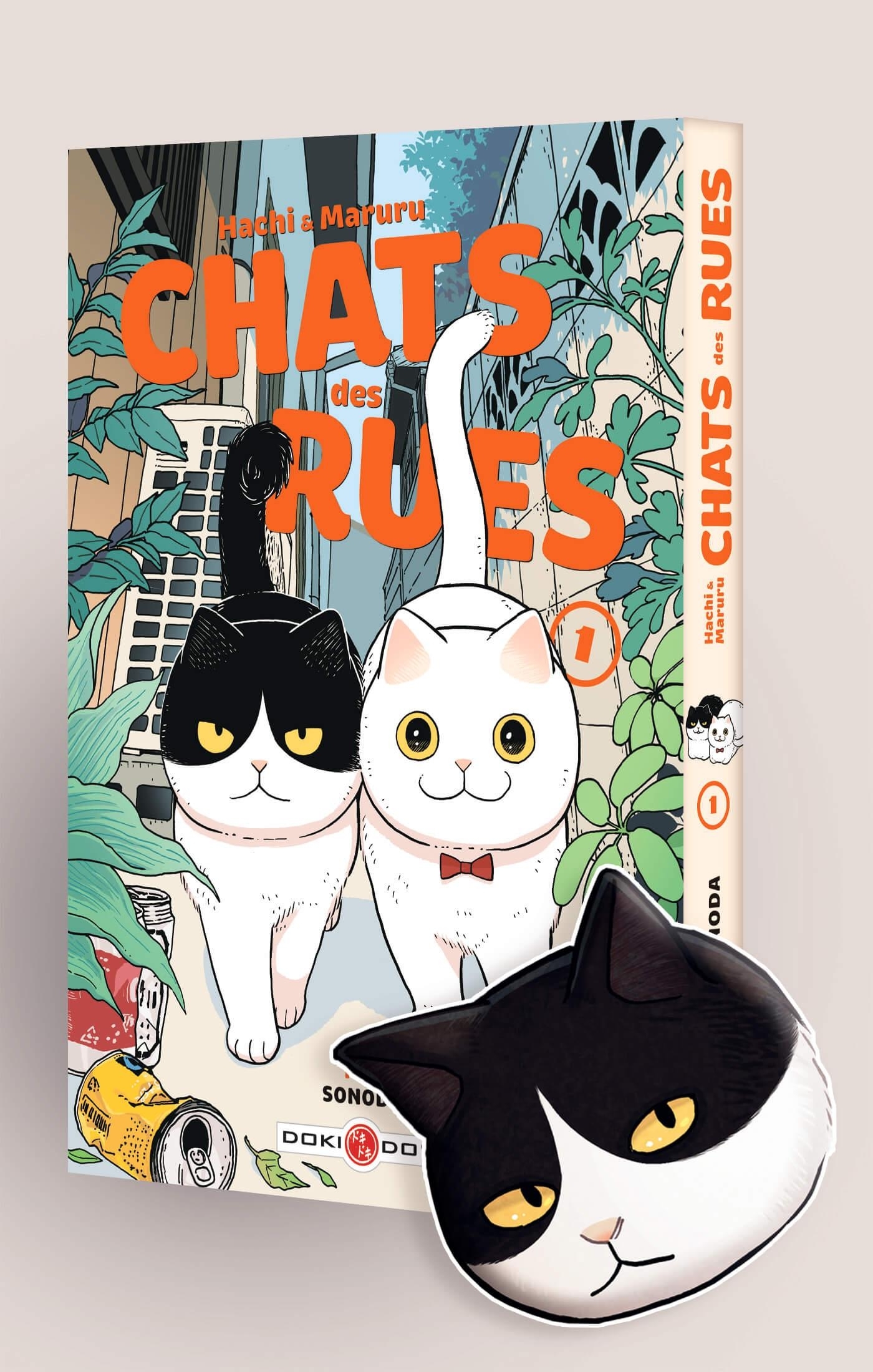 Hachi & Maruru - Chats des rues - vol. 01 + magnet offert - édition limitée - Yuri SONODA - BAMBOO