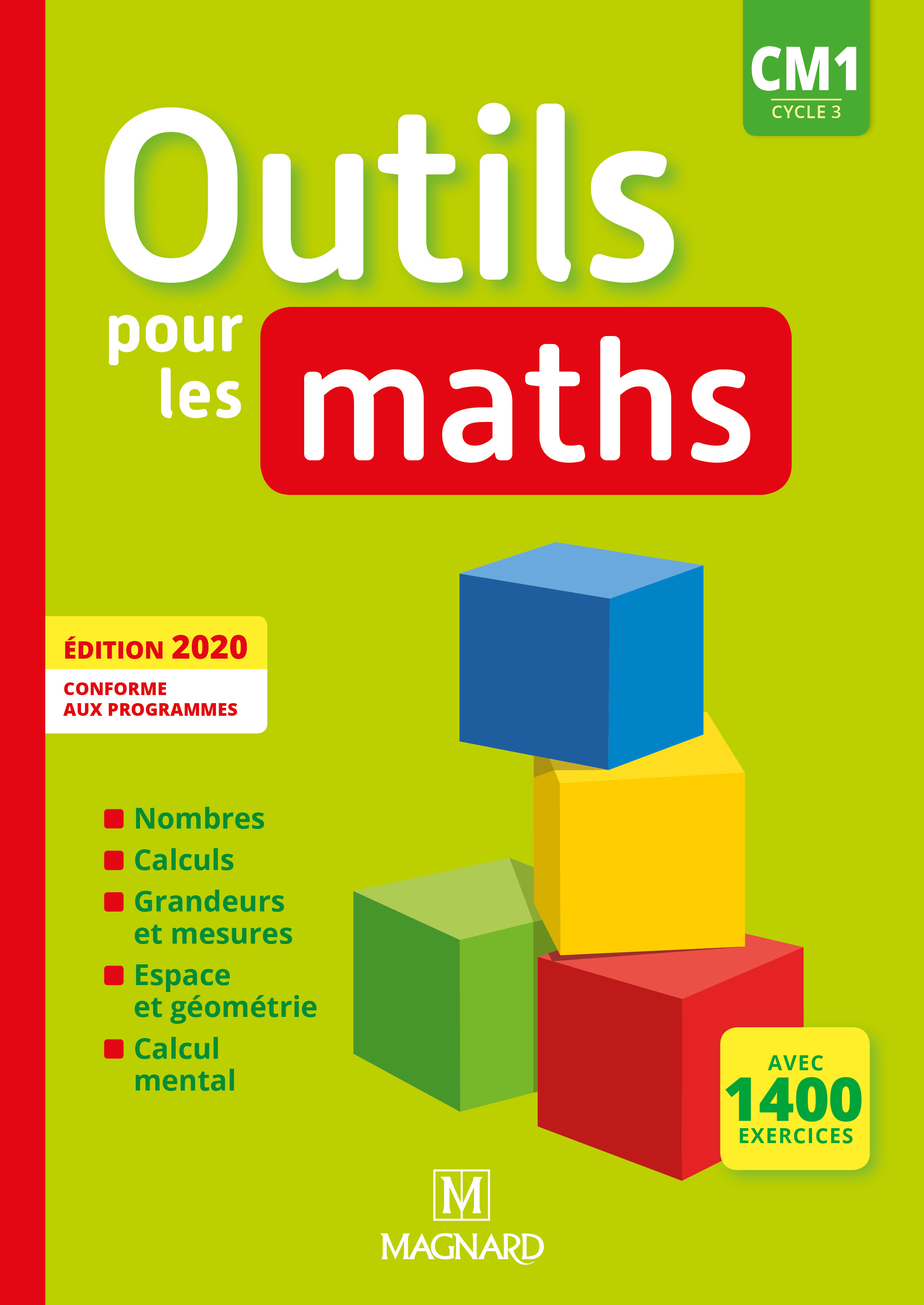 Outils pour les Maths CM1 (2020) - Manuel élève - Sylvie Carle, Sylvie Ginet, Isabelle Petit-Jean, Marion Rousseau - MAGNARD