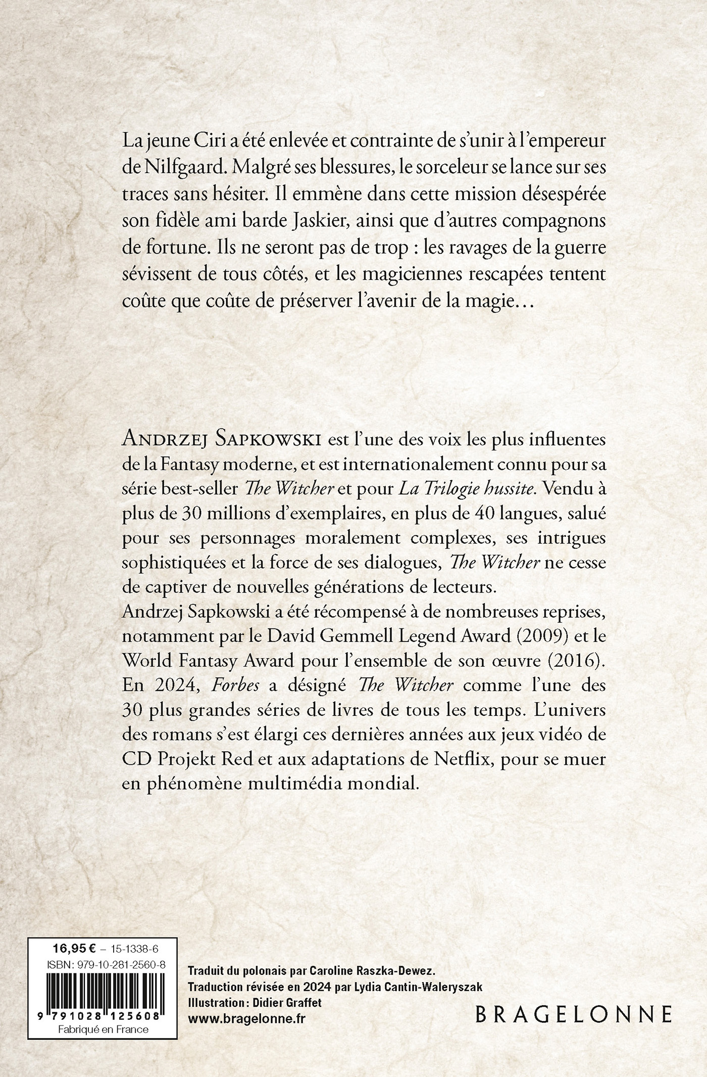 Sorceleur (Witcher), T5 : Le Baptême du feu (traduction révisée) - Andrzej Sapkowski - BRAGELONNE