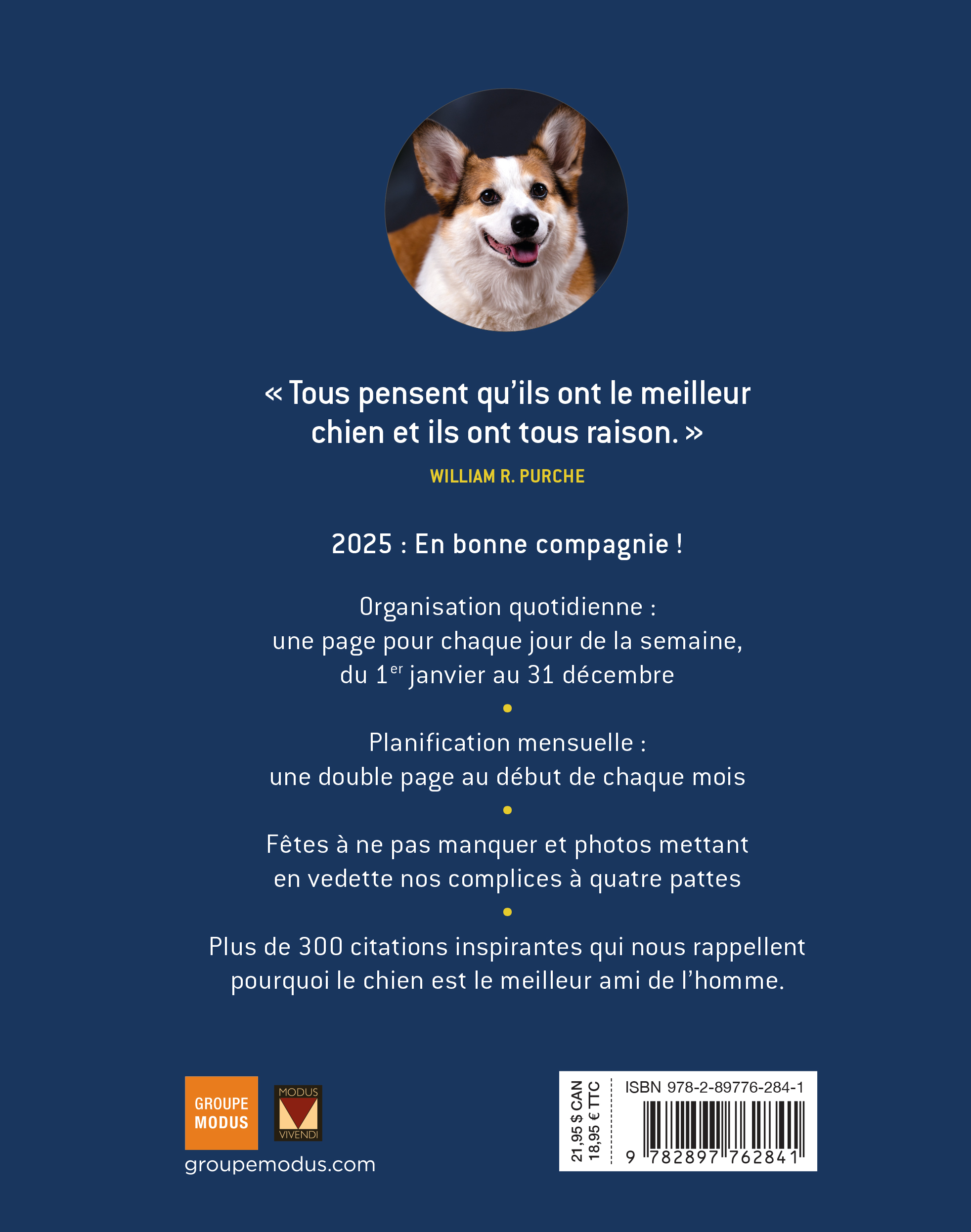 Chiens - Agenda 2025 -  Collectif - MODUS VIVENDI