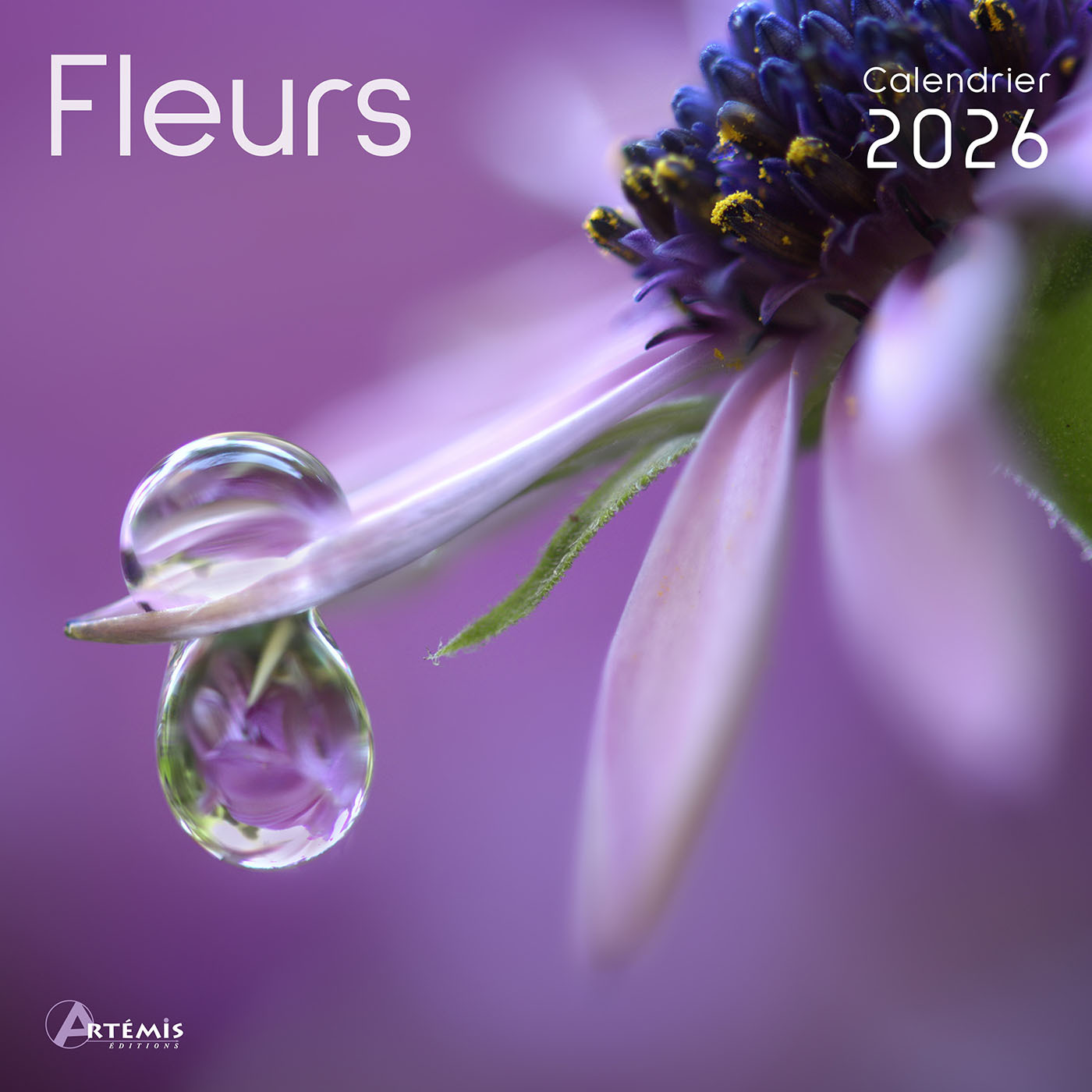 Calendrier fleurs 2026 -  Collectif - ARTEMIS