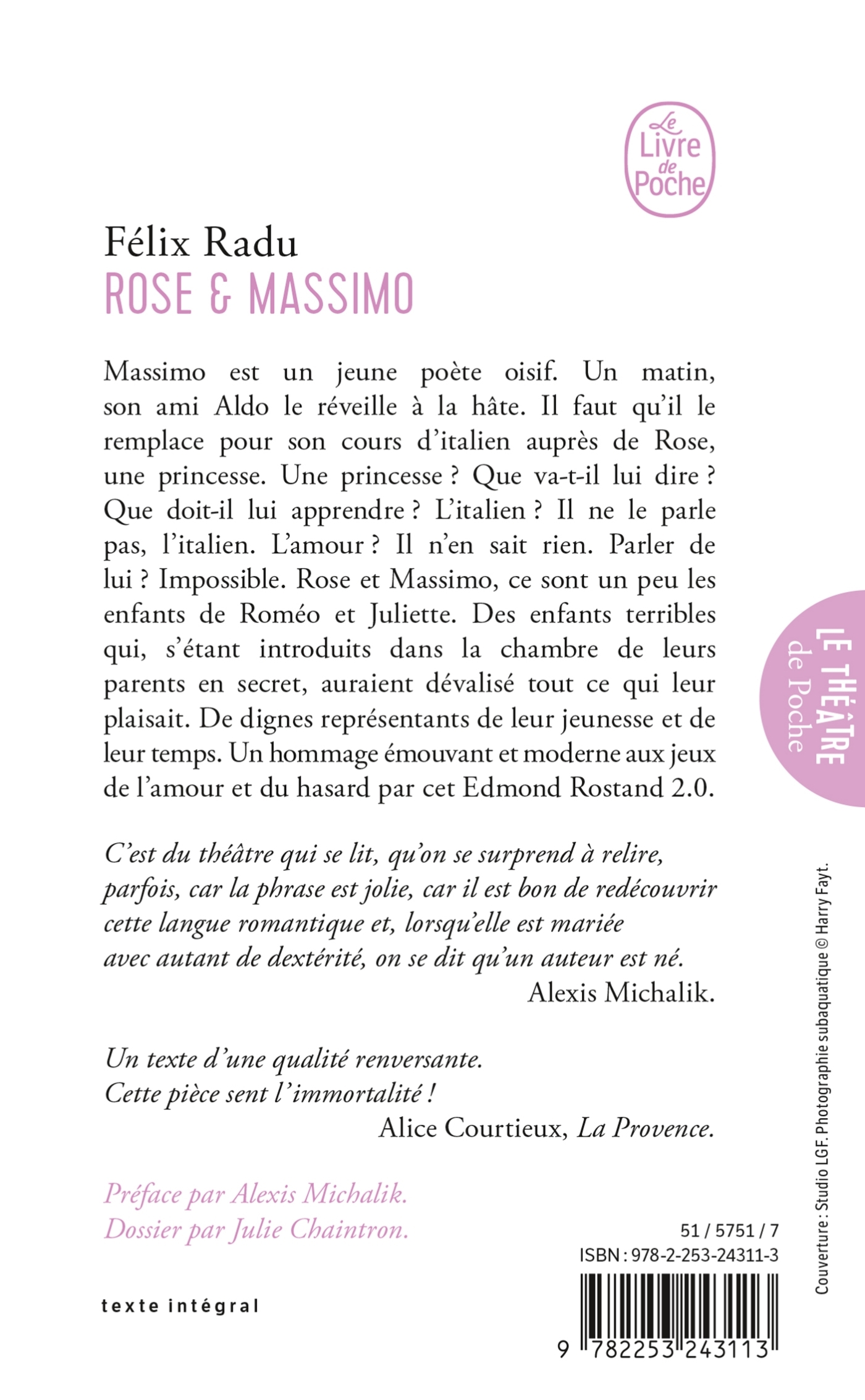 Rose et Massimo - Félix Radu - LGF