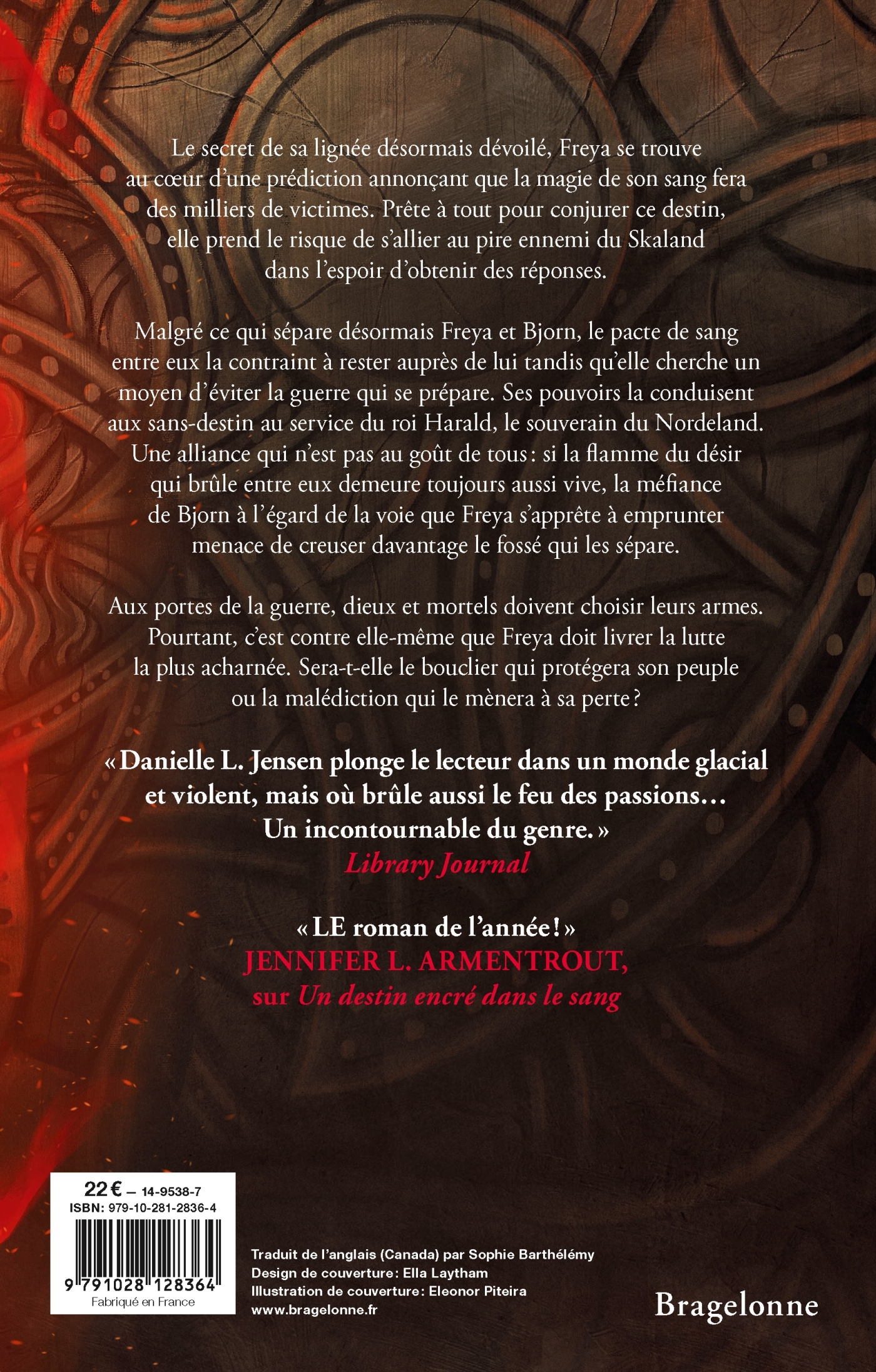 La Saga des sans-destin, T2 : Un sort gravé dans les os - Danielle L. Jensen - BRAGELONNE