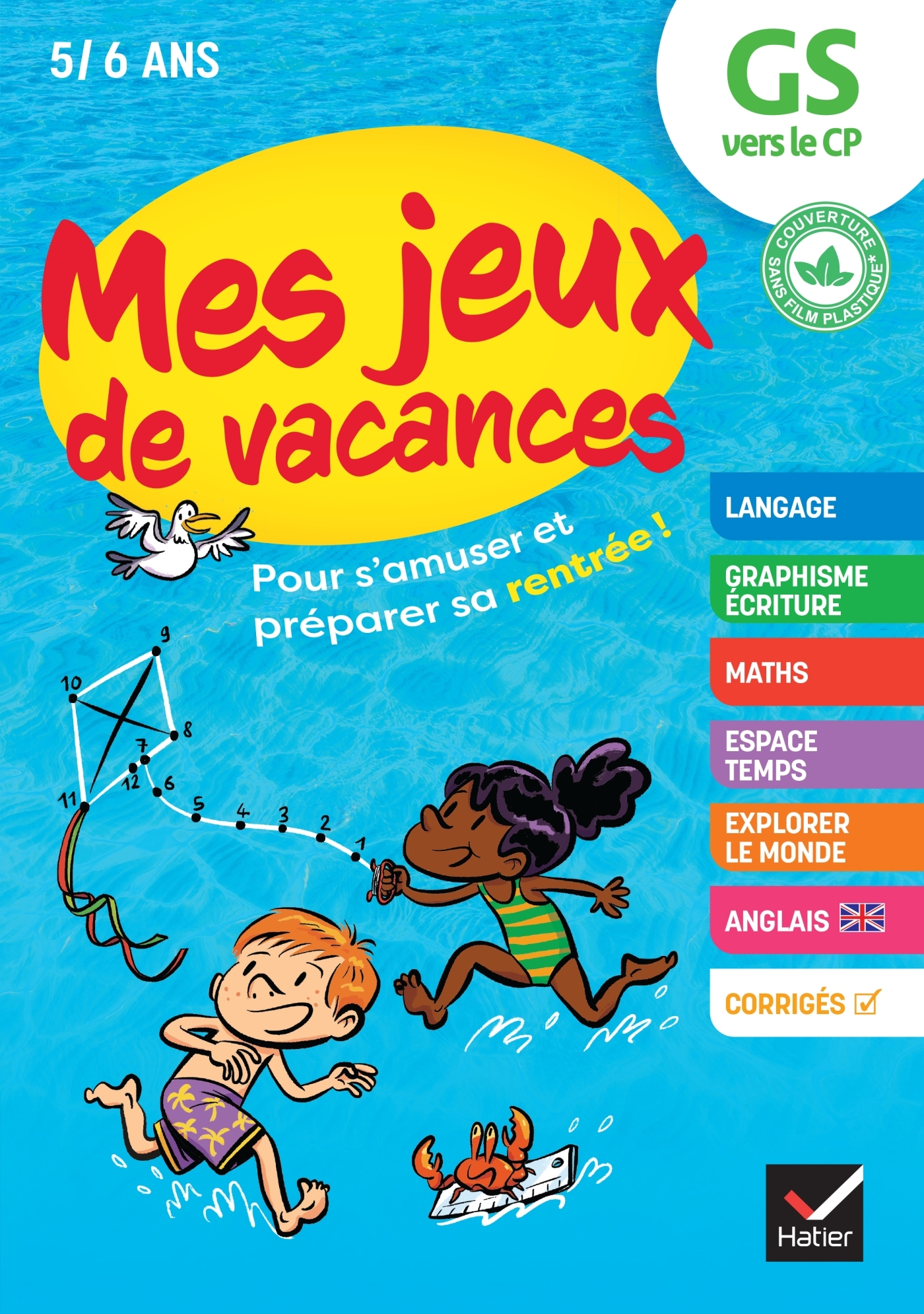 Cahier de vacances 2026 - Mes jeux de vacances - De la GS vers le CP - Florence Doutremepuich, Françoise Perraud, Caroline Hesnard - HATIER