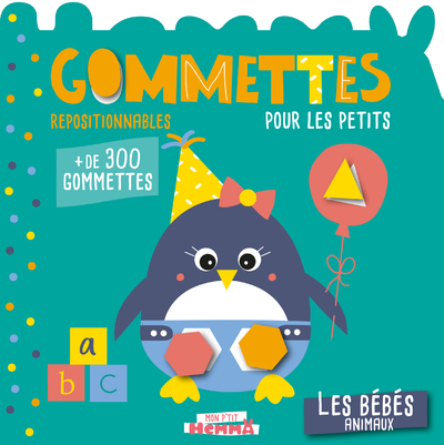 Mon P'tit Hemma Gommettes pour les petits - Les bébés animaux - CAROTTE ET COMPAGNIE - HEMMA