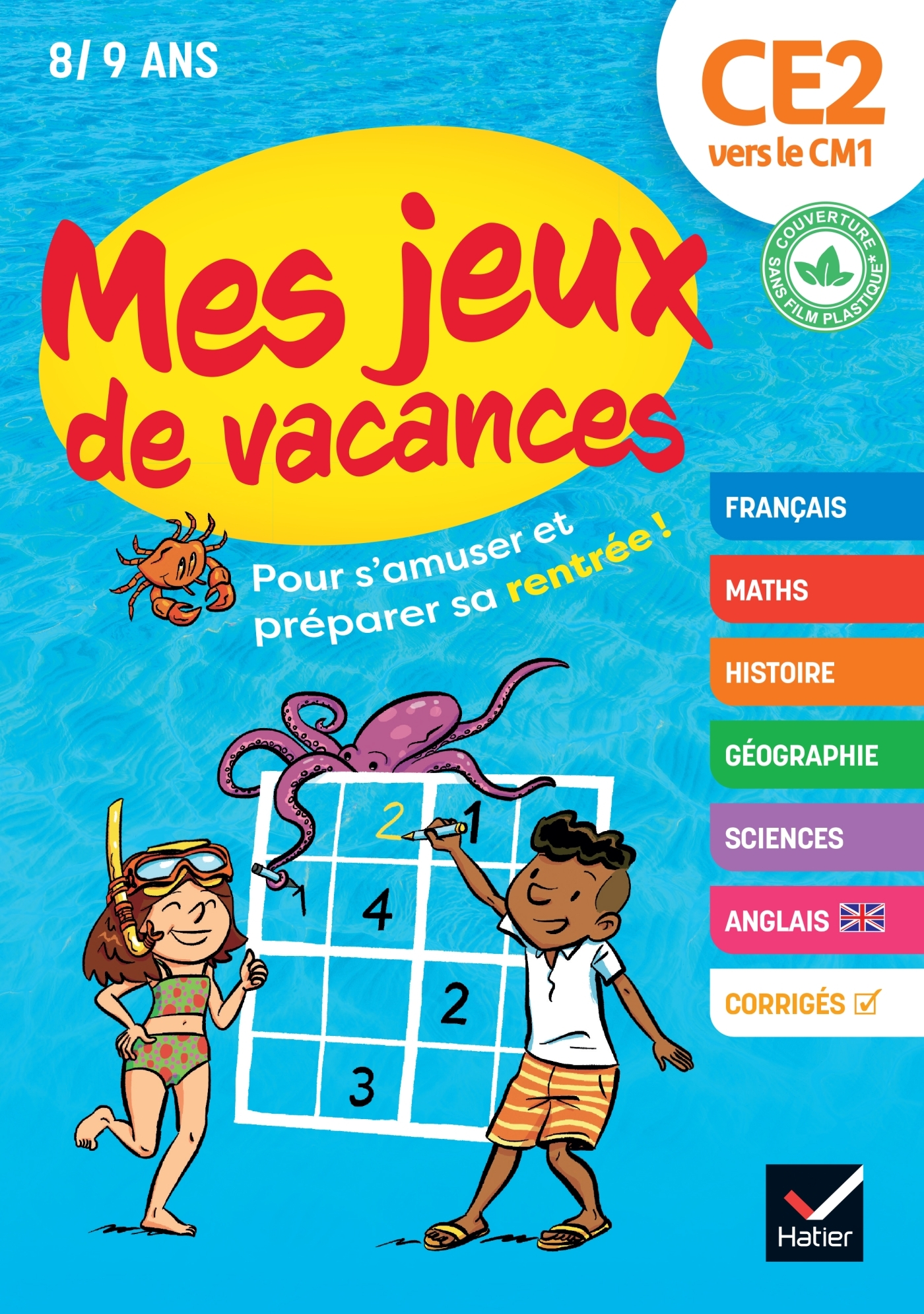 Cahier de vacances 2026 - Mes jeux de vacances - Du CE2 vers le CM1 - Anne Kastor, Lucie Malo - HATIER