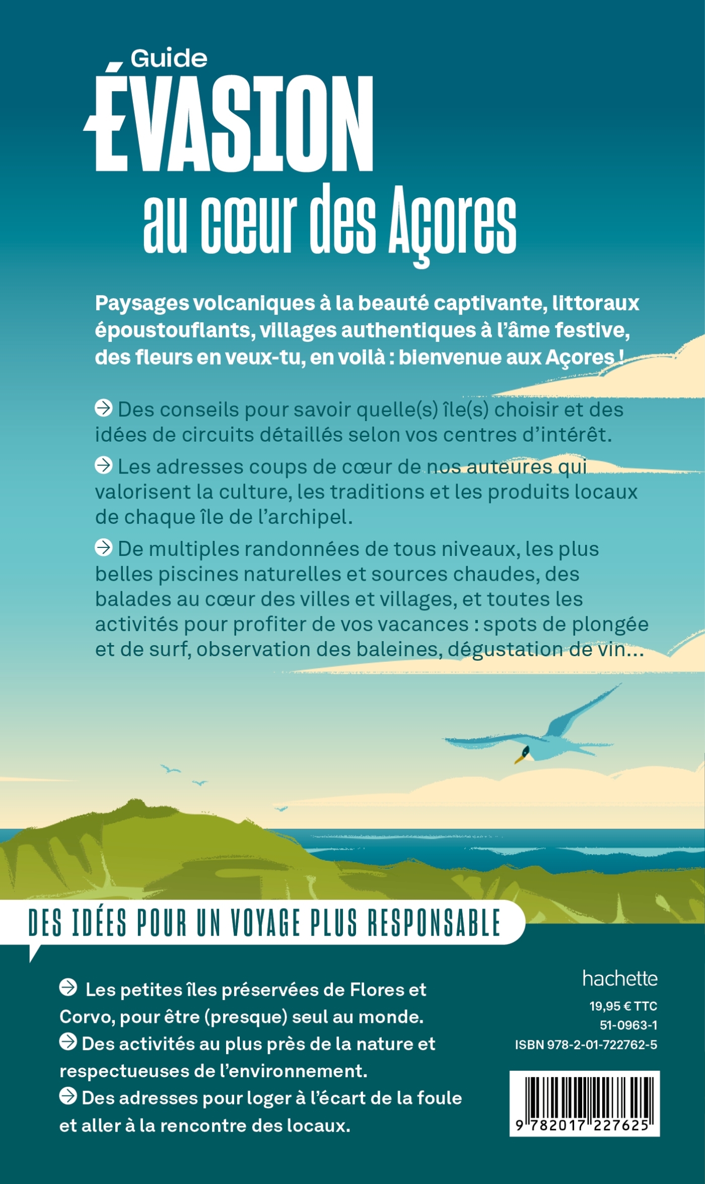 Açores  Guide Evasion - ERICK ALEXANDERSON ROSAS,   - HACHETTE TOURI