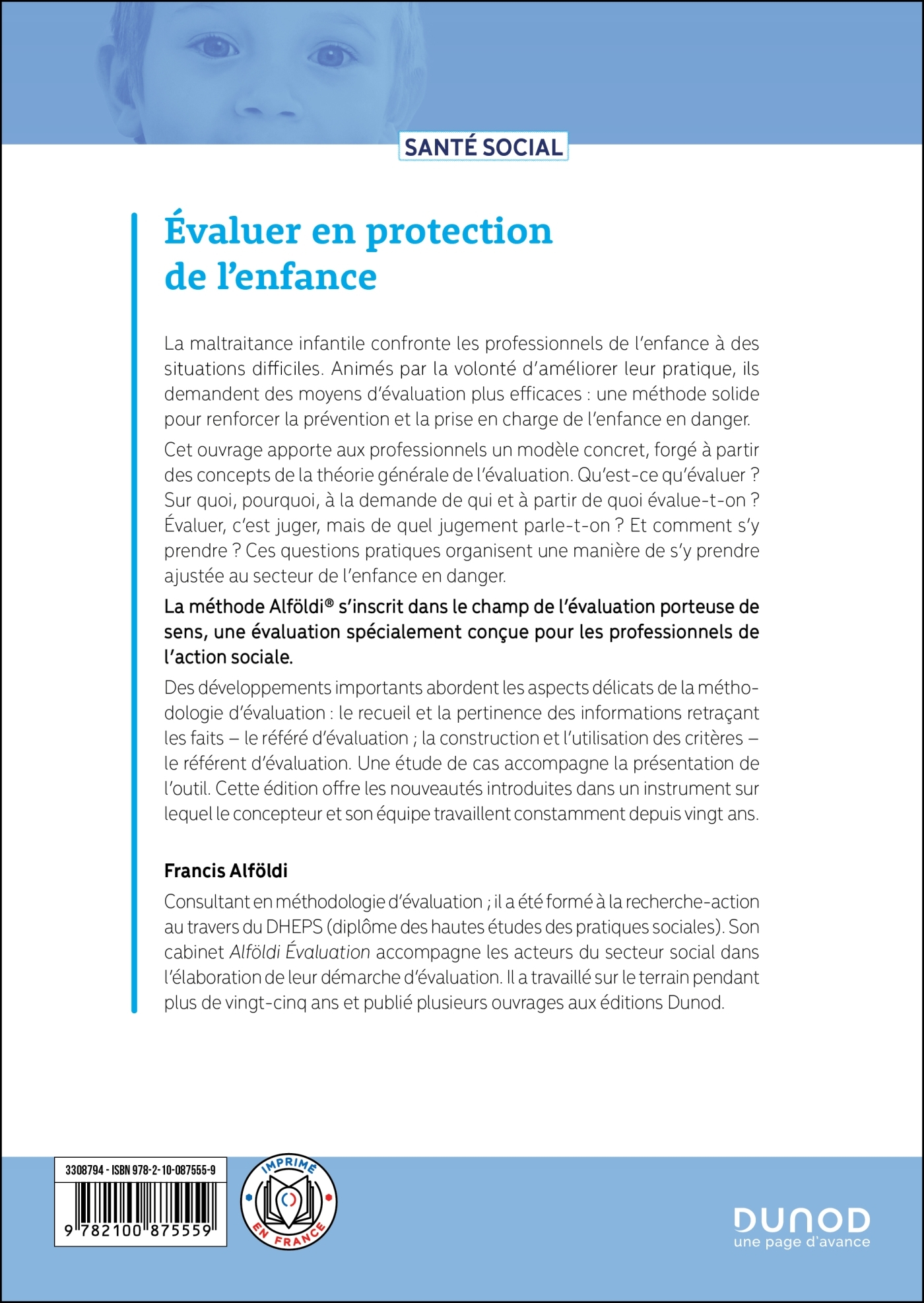 Évaluer en protection de l'enfance - 6 éd. - Francis Alföldi - DUNOD