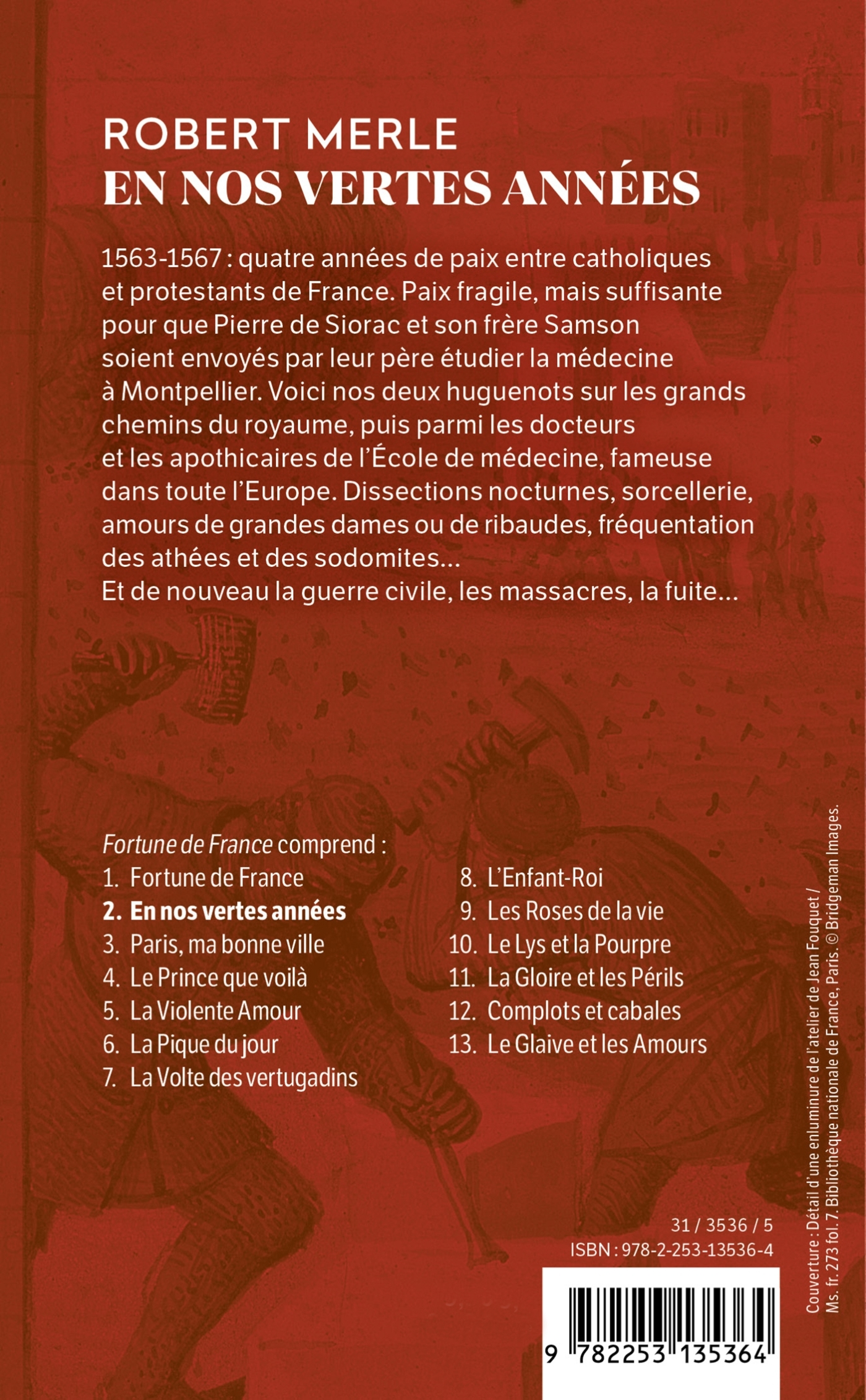 En nos vertes années (Fortune de France, Tome 2) - Robert Merle - LGF