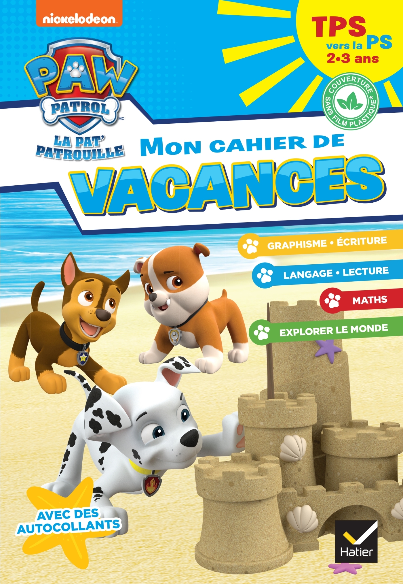 Cahier de vacances 2026 - Pat'Patrouille - TPS vers la PS 2/3 ans - Pascale Magni, Rachel Valentin - HATIER