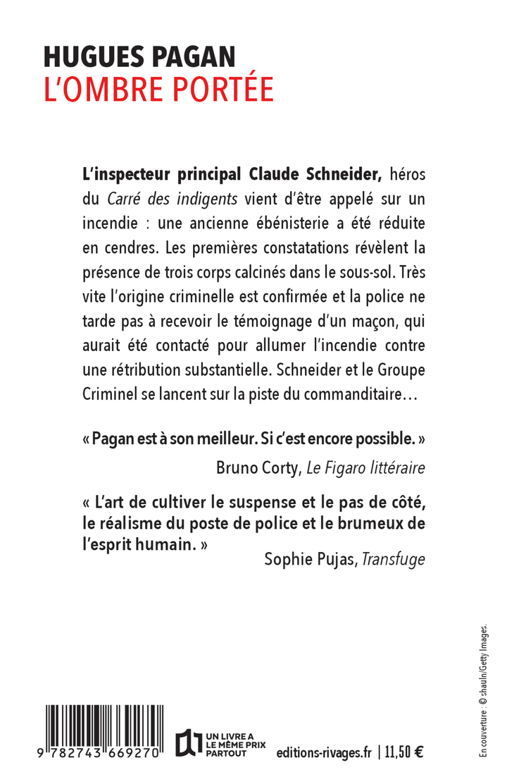 L'ombre portée - Hugues Pagan - RIVAGES