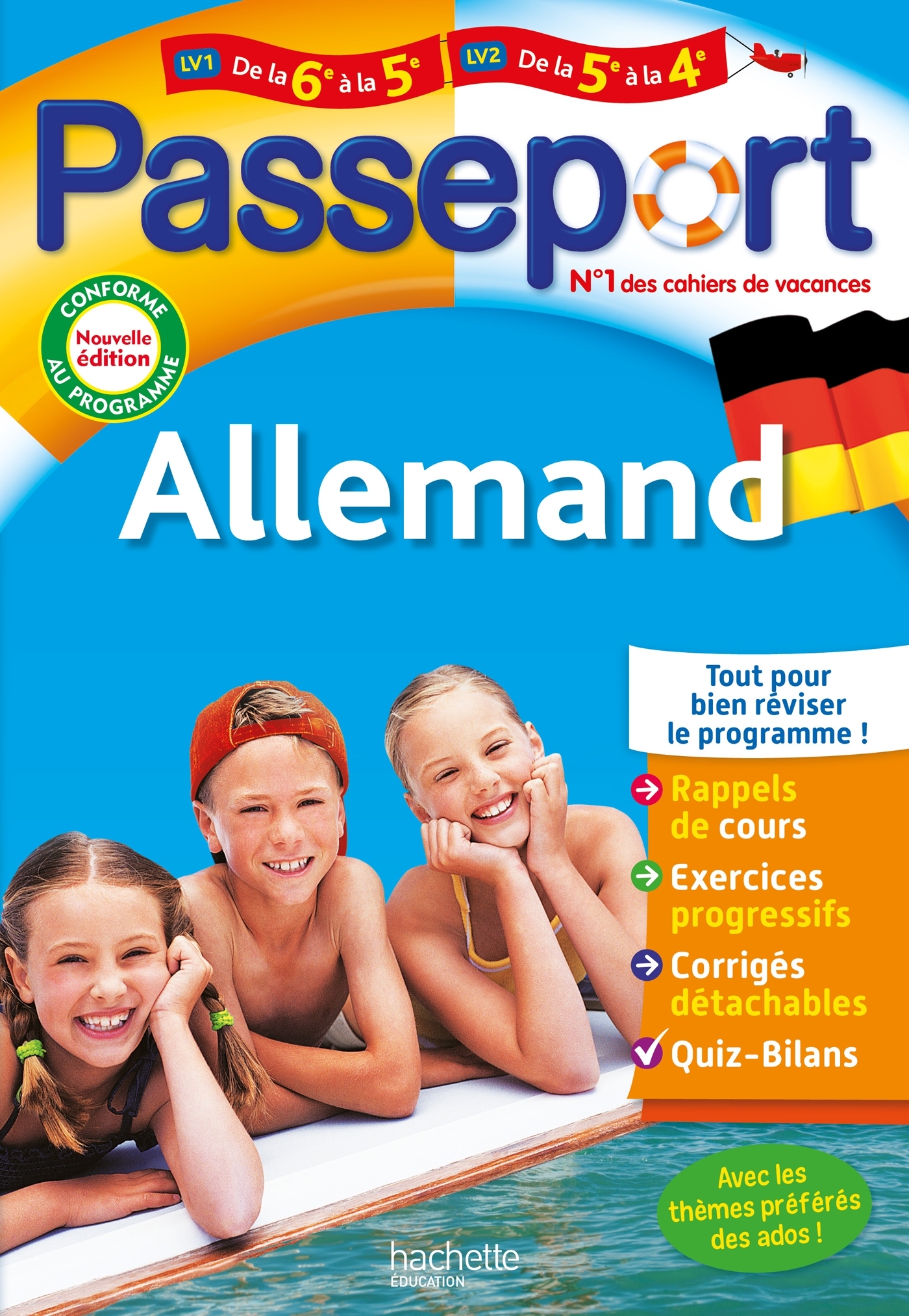 Passeport - Allemand - De la 6e à la 5e - Cahier de vacances 2025 - Marie-Christine Despas - HACHETTE EDUC