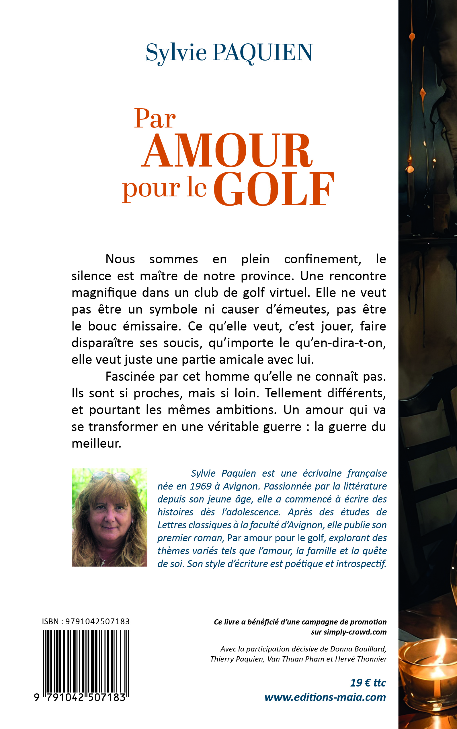 Par amour pour le golf -  Sylvie Paquien - MAIA